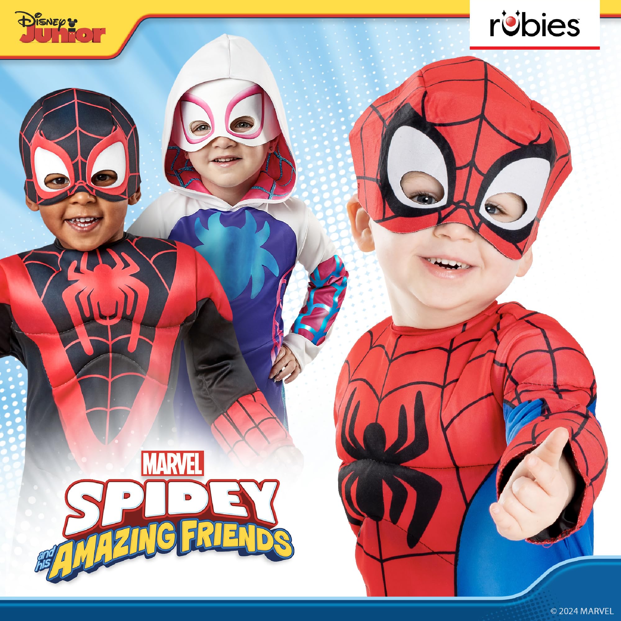 rubies-marvel-ghost-spider-d-guisement-enfant-3-4-ans-luxe image 6