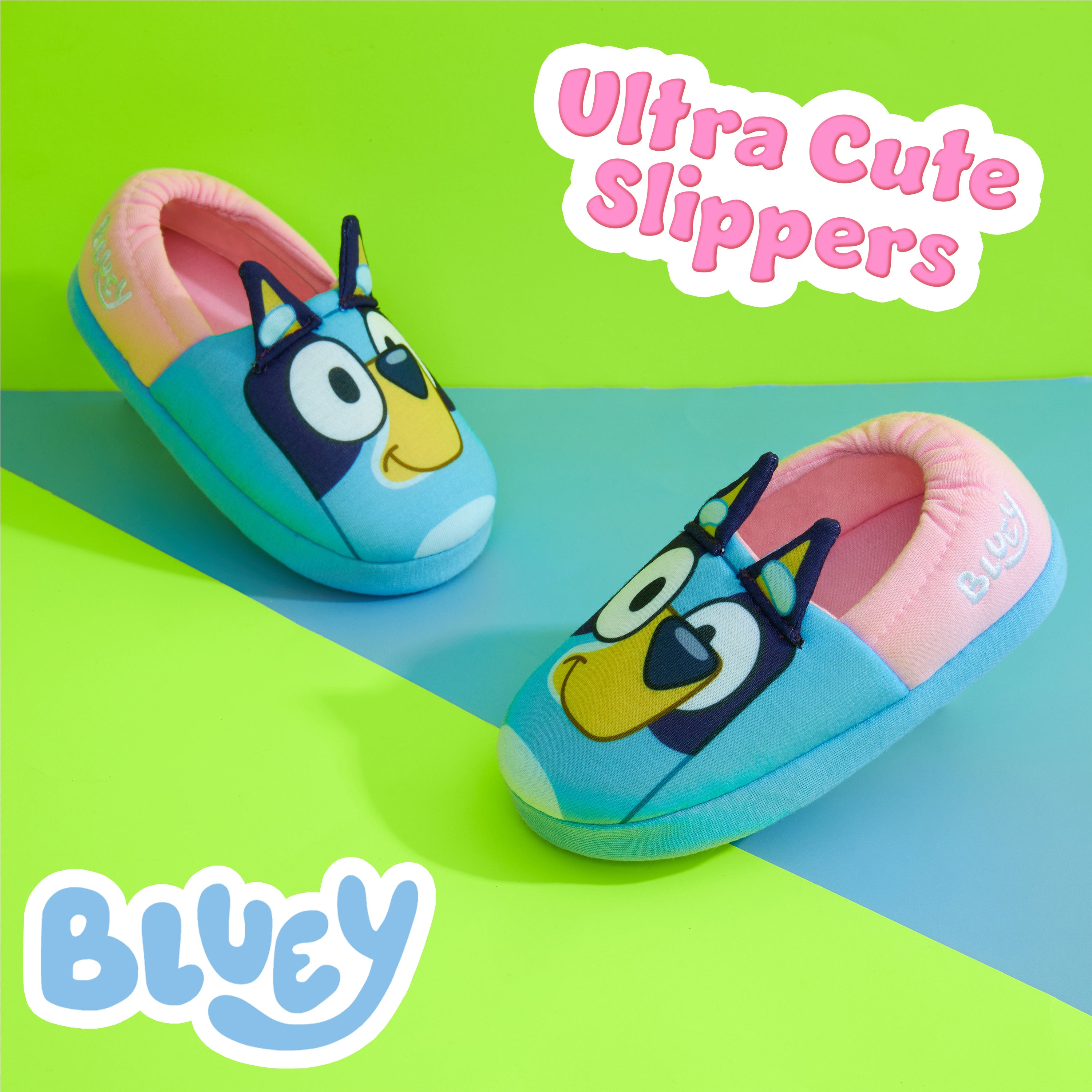 get-trend-boys-bluey-3d-chaussons-enfant-peluche-antid-rapants image 2