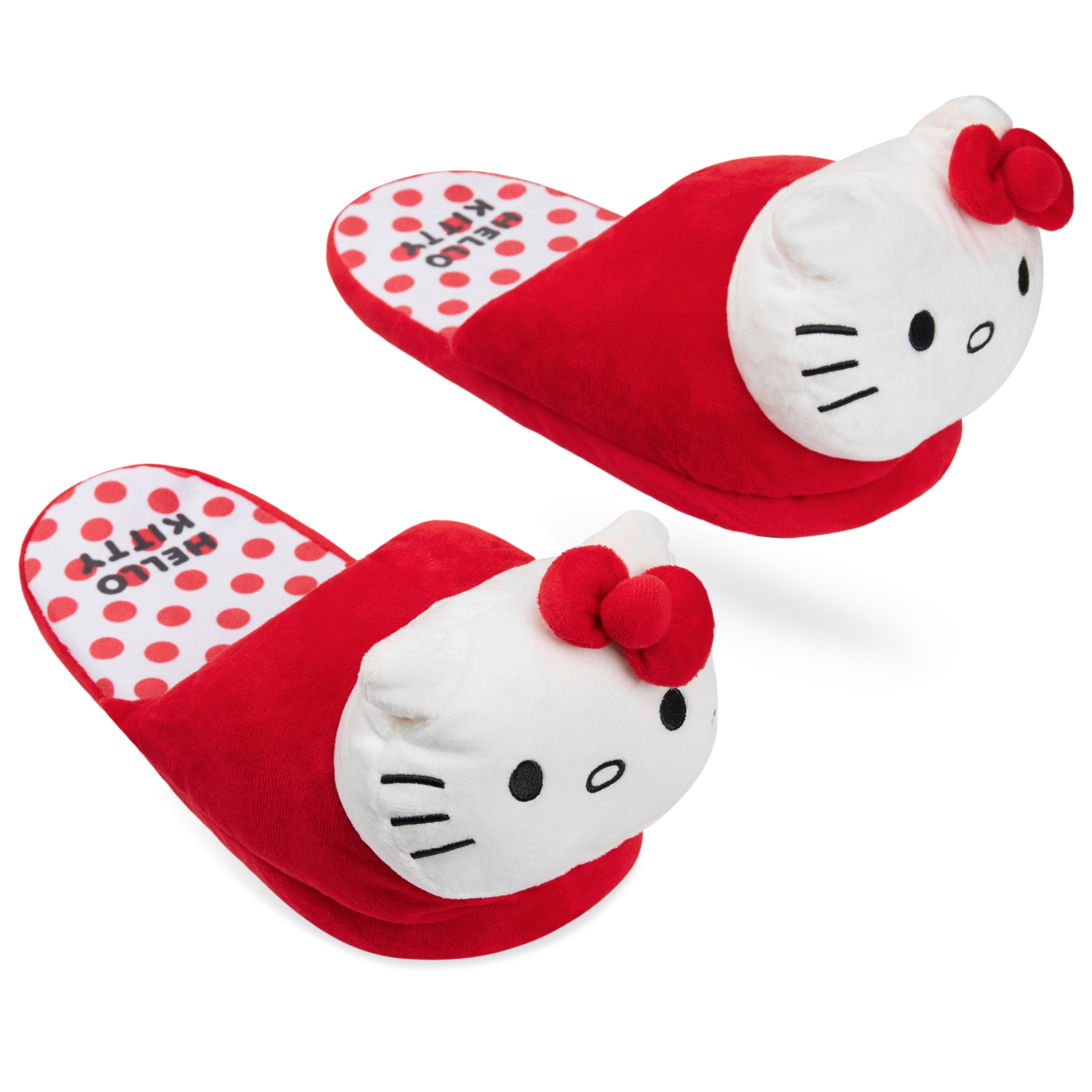 hello-kitty-pantoufles-femme-3d-chaussons-cosy-rose image 1