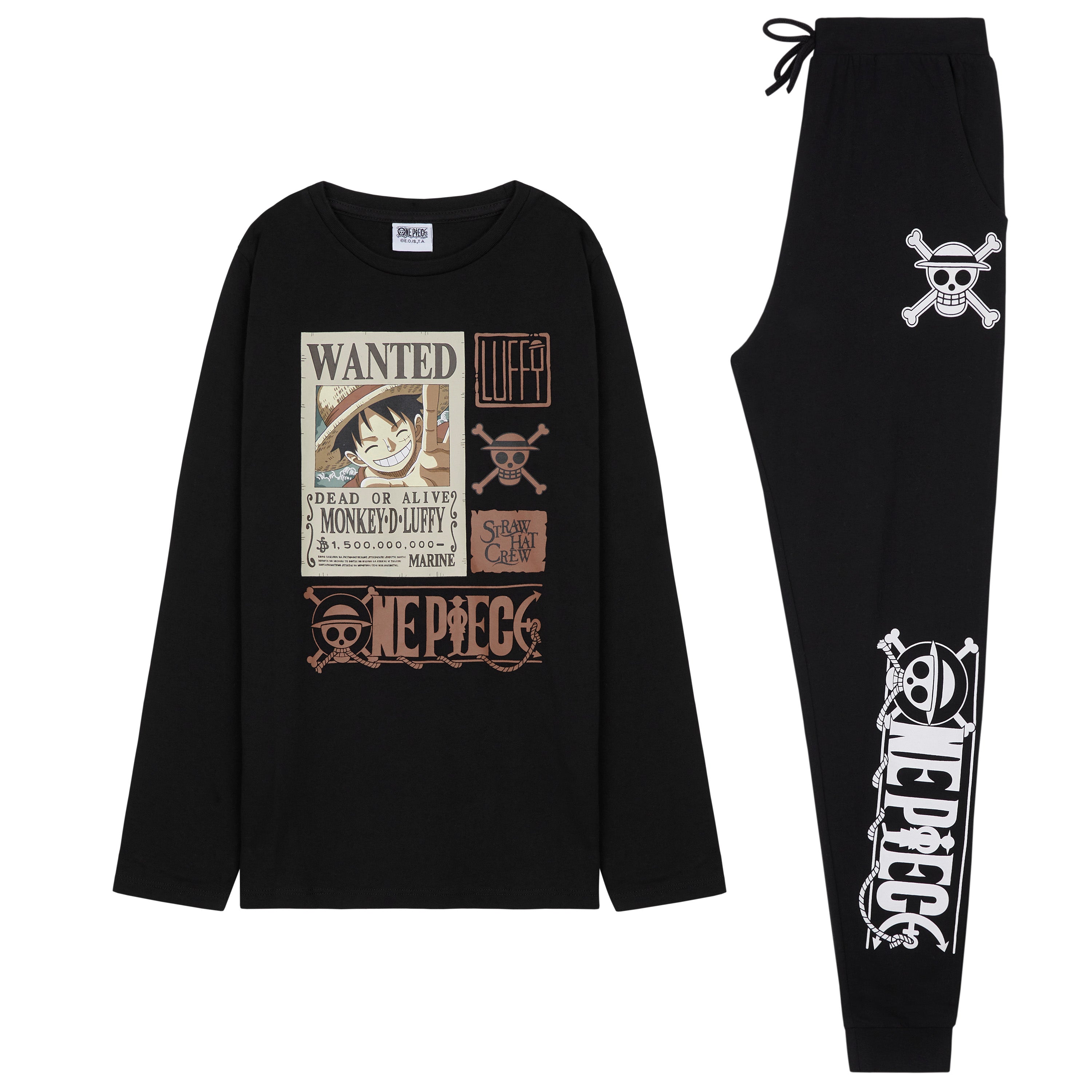 one-piece-pyjama-enfant-coton-2-pi-ces-9-10-ans-anime image 4