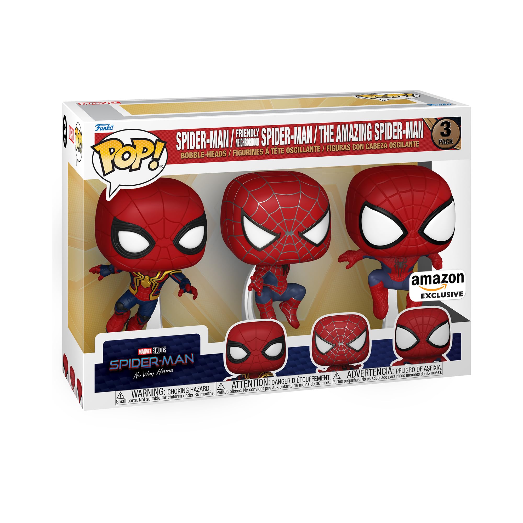 funko-pop-spider-man-leaping-coffret-3-figurines-vinyle image 1