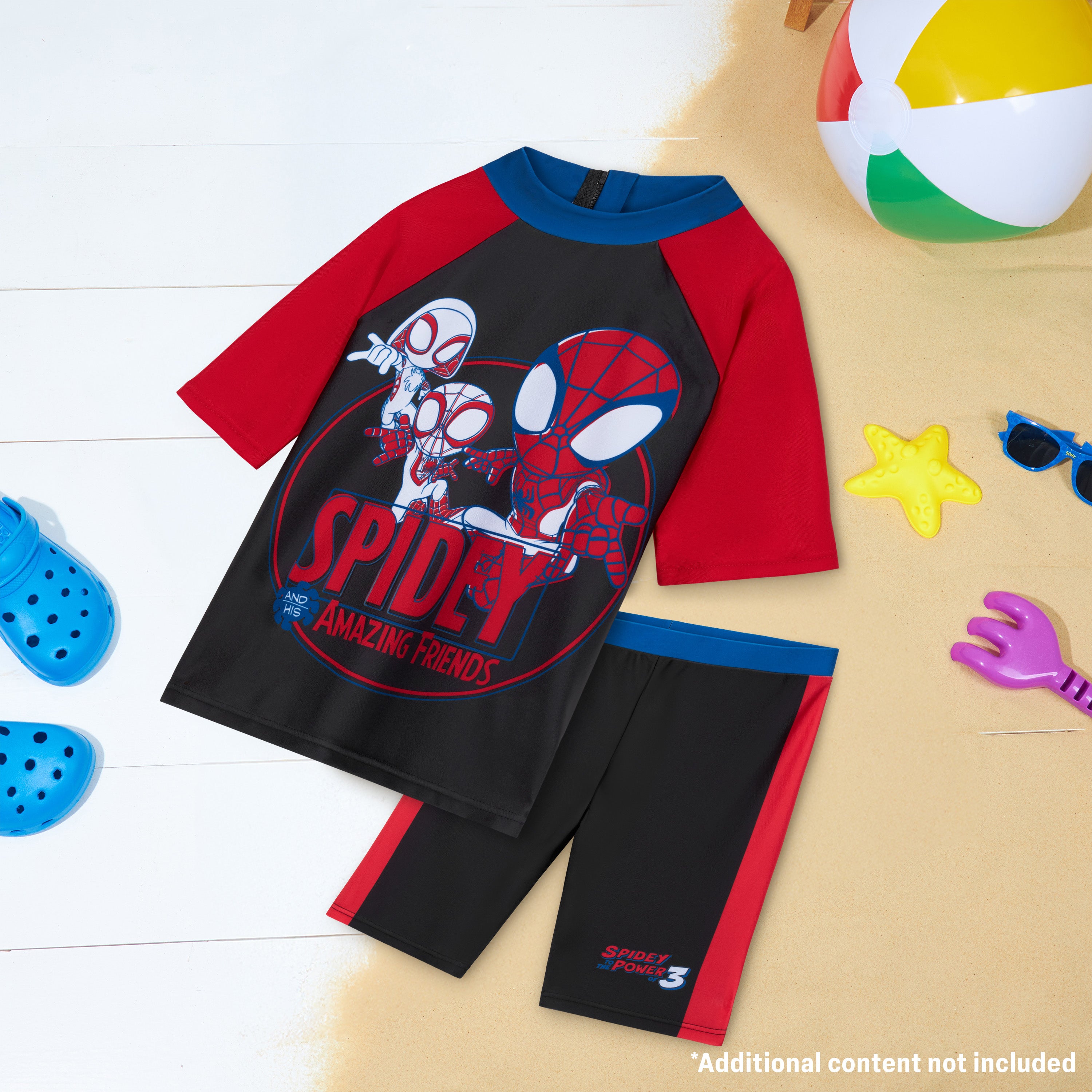 spiderman-maillot-gar-on-2-pi-ces-short-haut-3-4-ans image 5