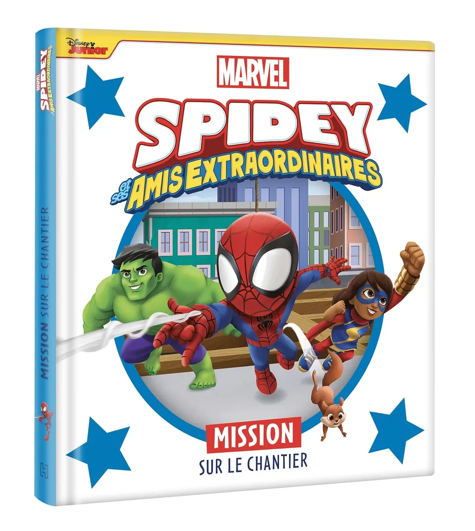 marvel-spidey-mission-sur-le-chantier-livre-enfant-album image 1