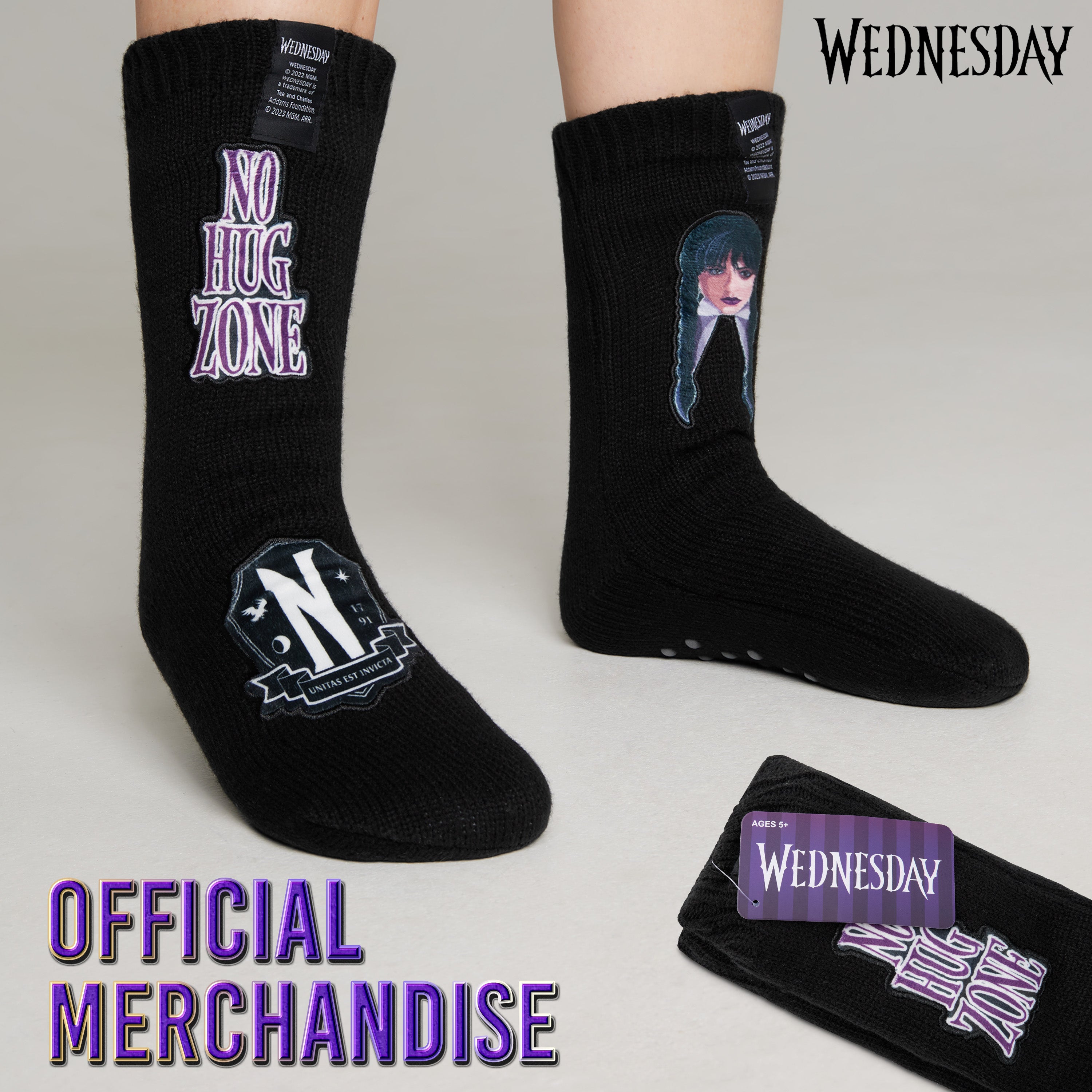 wednesday-chaussons-chaussettes-femme-pilou-taille-unique image 6