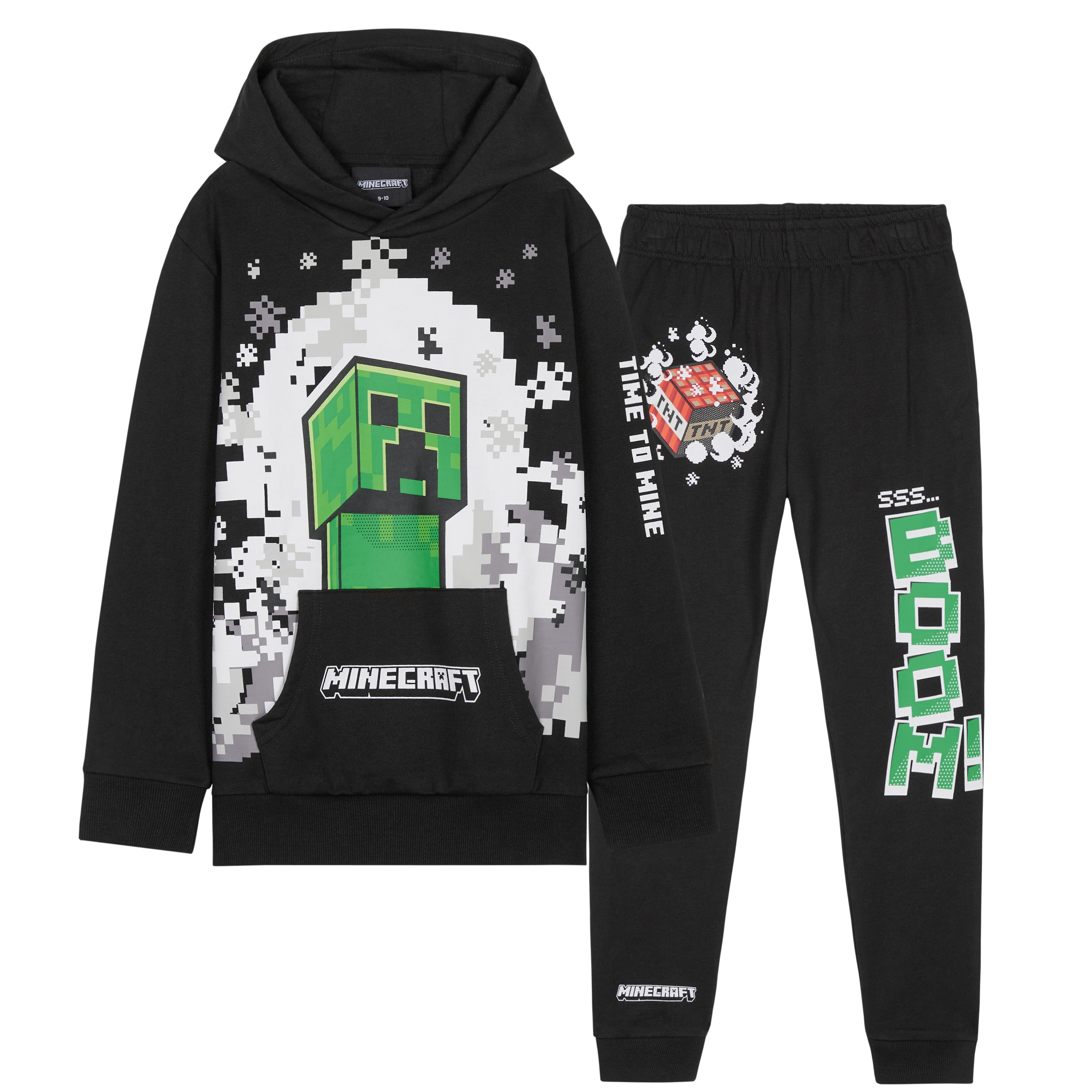 minecraft-surv-tement-gar-on-hoodie-jogging-9-10-ans image 1