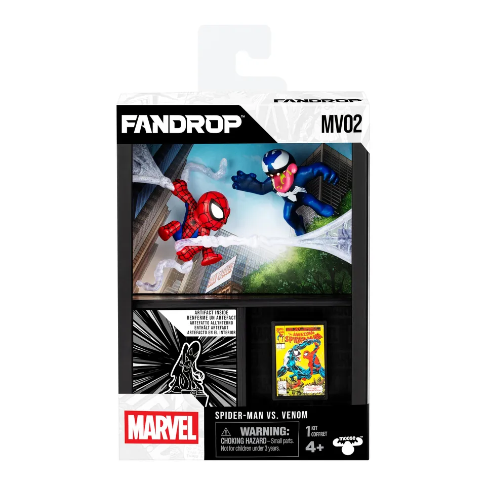 marvel-fandrop-spider-man-vs-venom-figurine-diorama-mv02 image 1