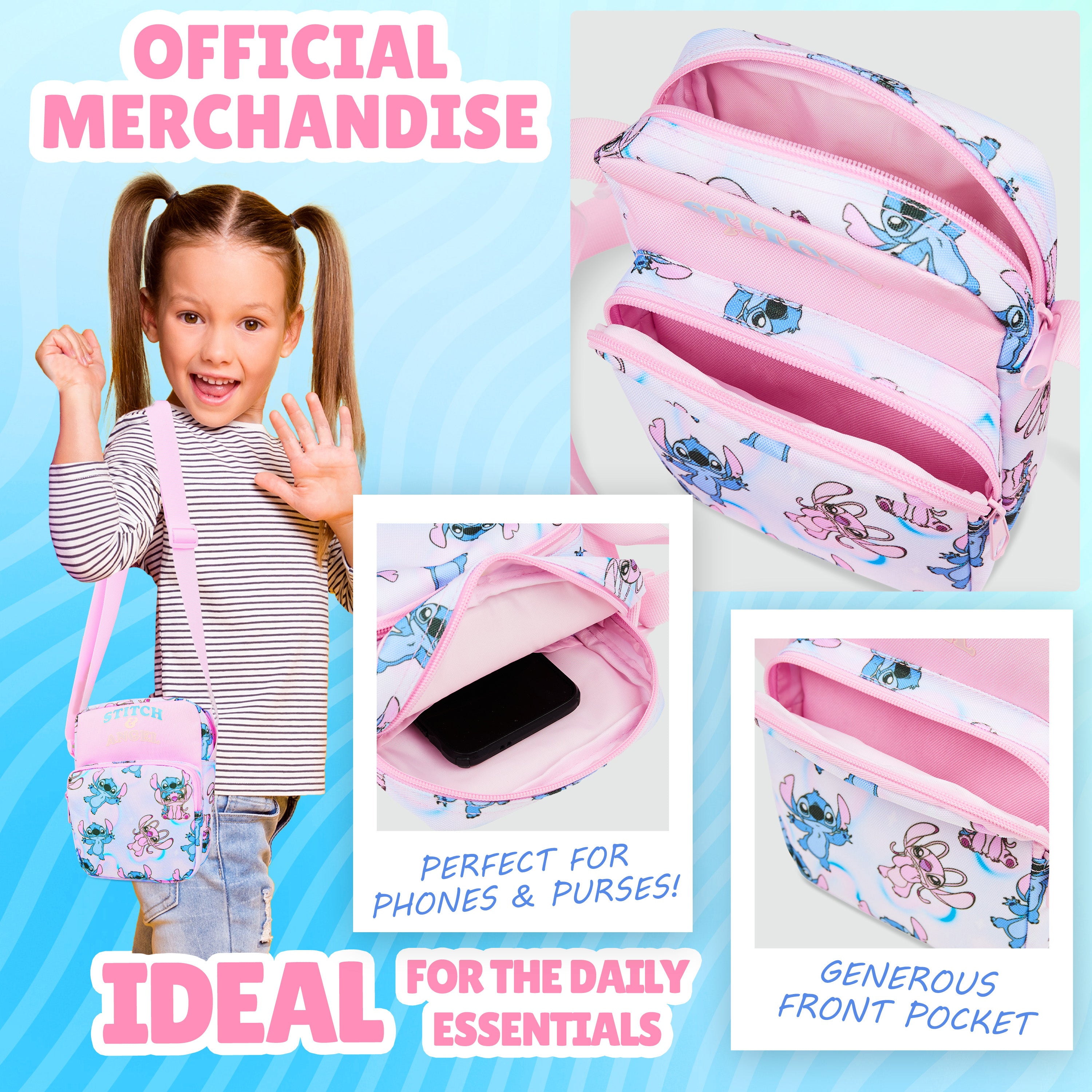 get-trend-disney-stitch-sac-bandouli-re-fille-sangle-r-glable image 3