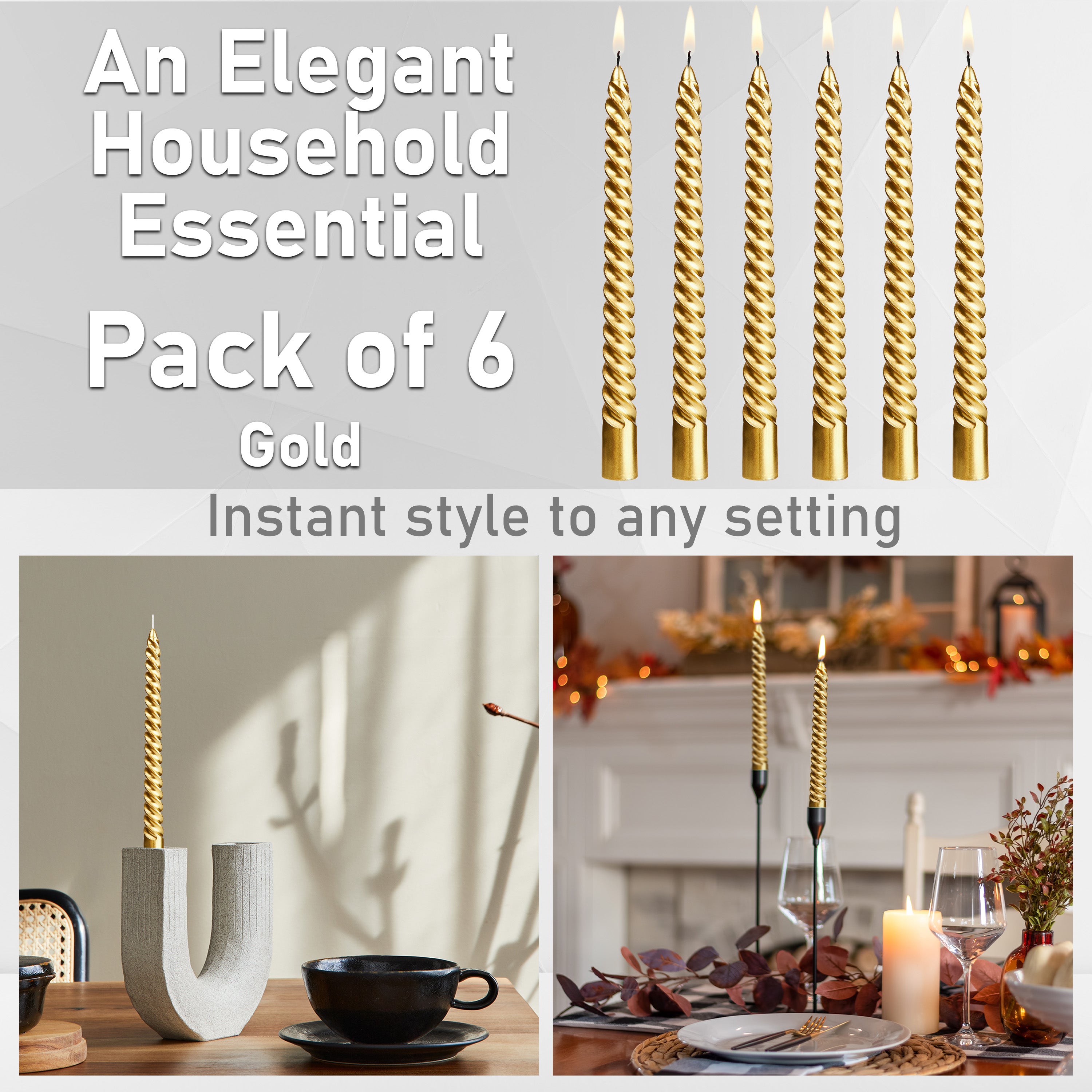 deco-express-bougies-torsad-es-or-lot-de-3-non-parfum-es image 3
