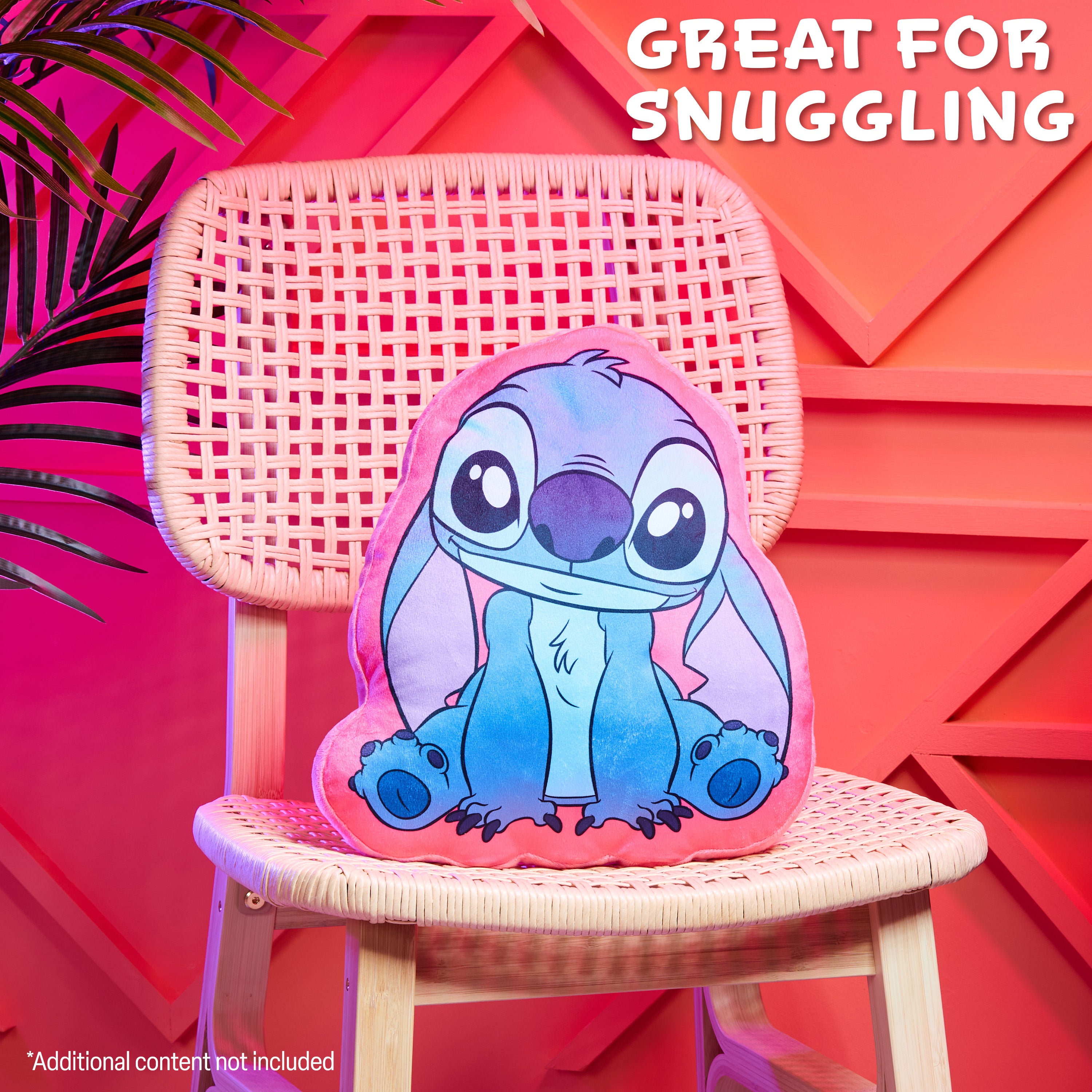 disney-stitch-coussin-peluche-3d-bleu-canap-lit-35x33 image 2