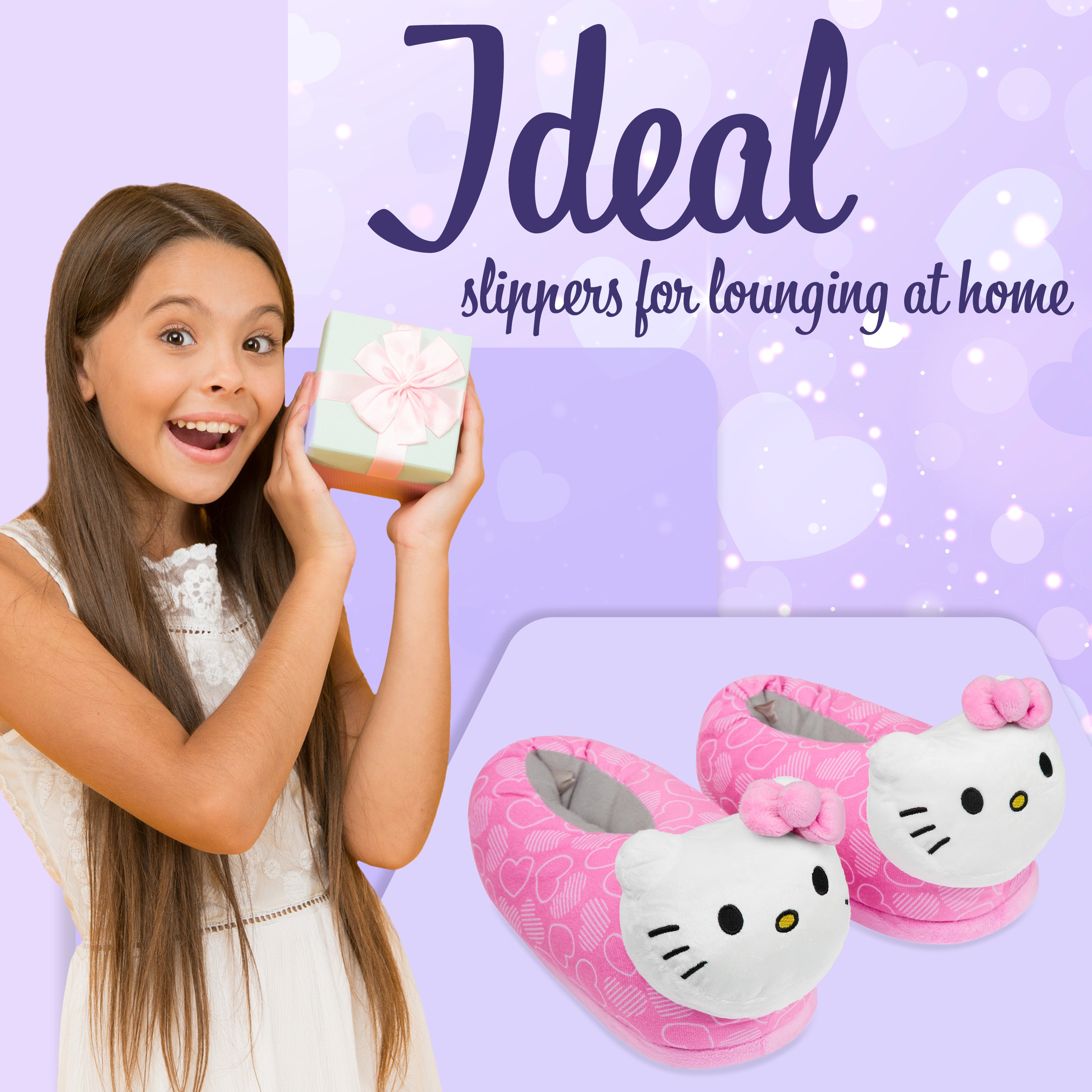 hello-kitty-chaussons-3d-peluche-fille-kawaii image 2