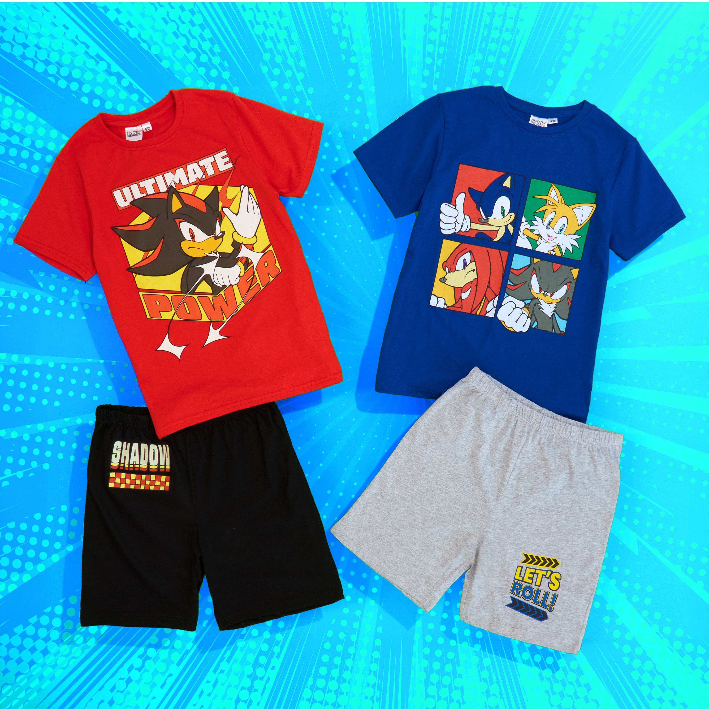 sonic-pyjama-court-gar-on-ensemble-t-t-shirt-short image 5