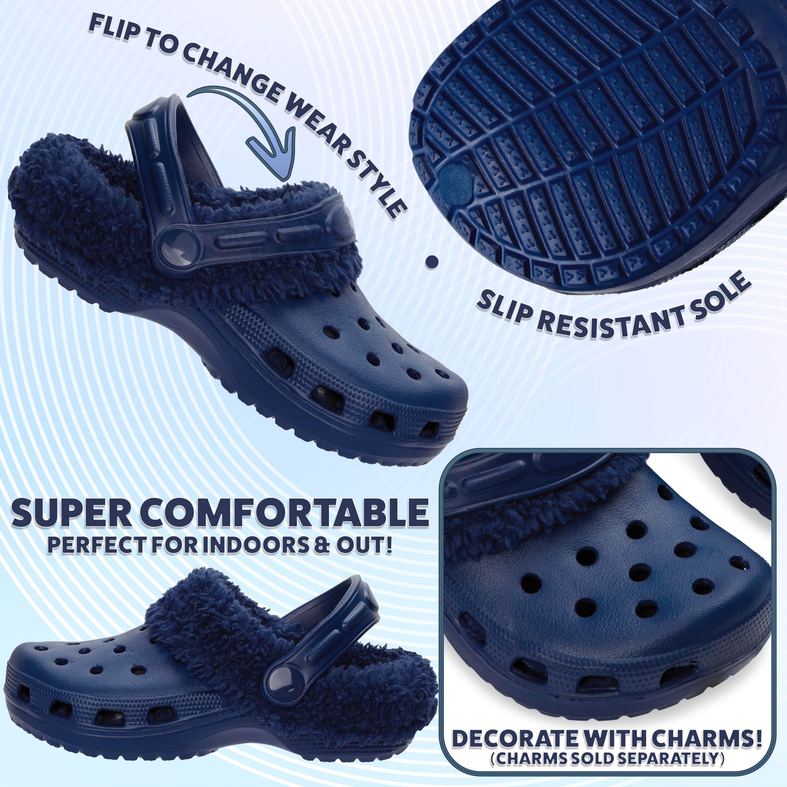 citycomfort-sabots-fourr-s-fille-bleu-12uk image 4