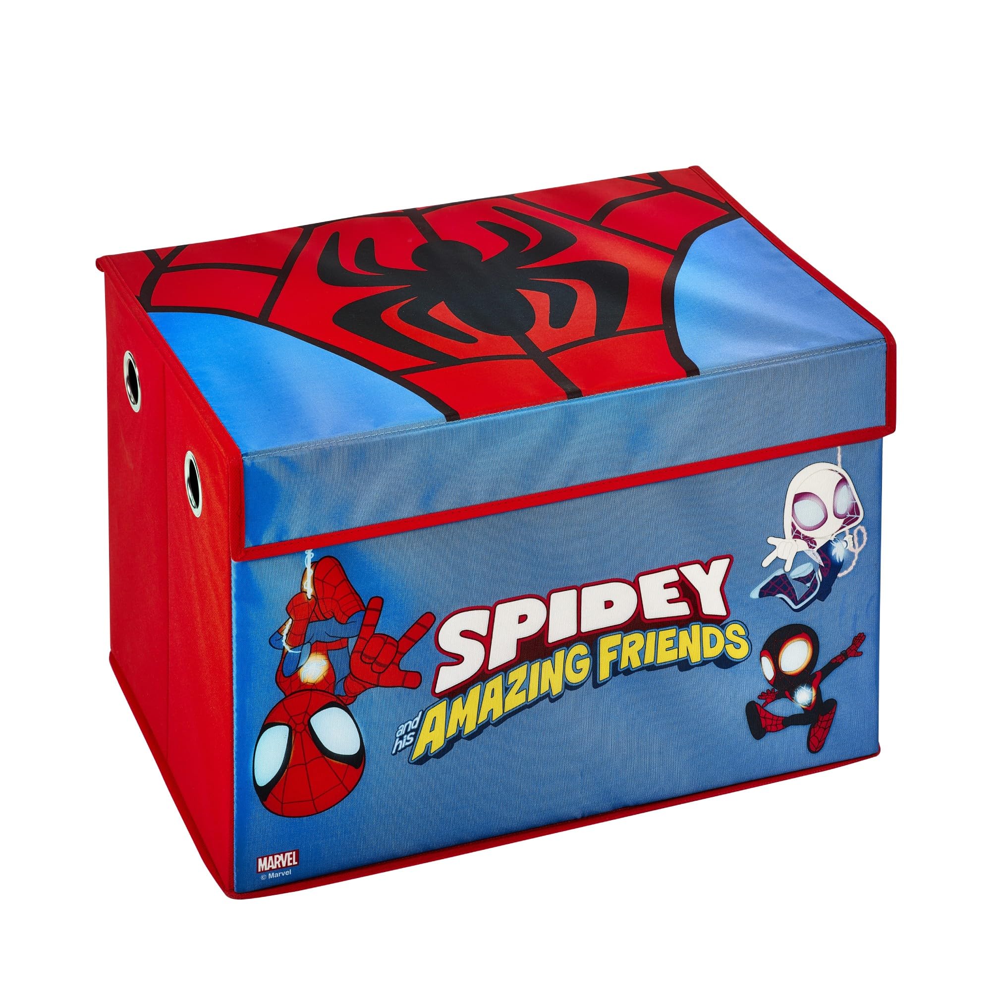marvel-spiderman-bo-te-rangement-tissu-50-cm-jouets-pliable image 1