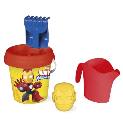 smoby-iron-man-seau-de-plage-garni-6-accessoires-plastique-recycl image 4