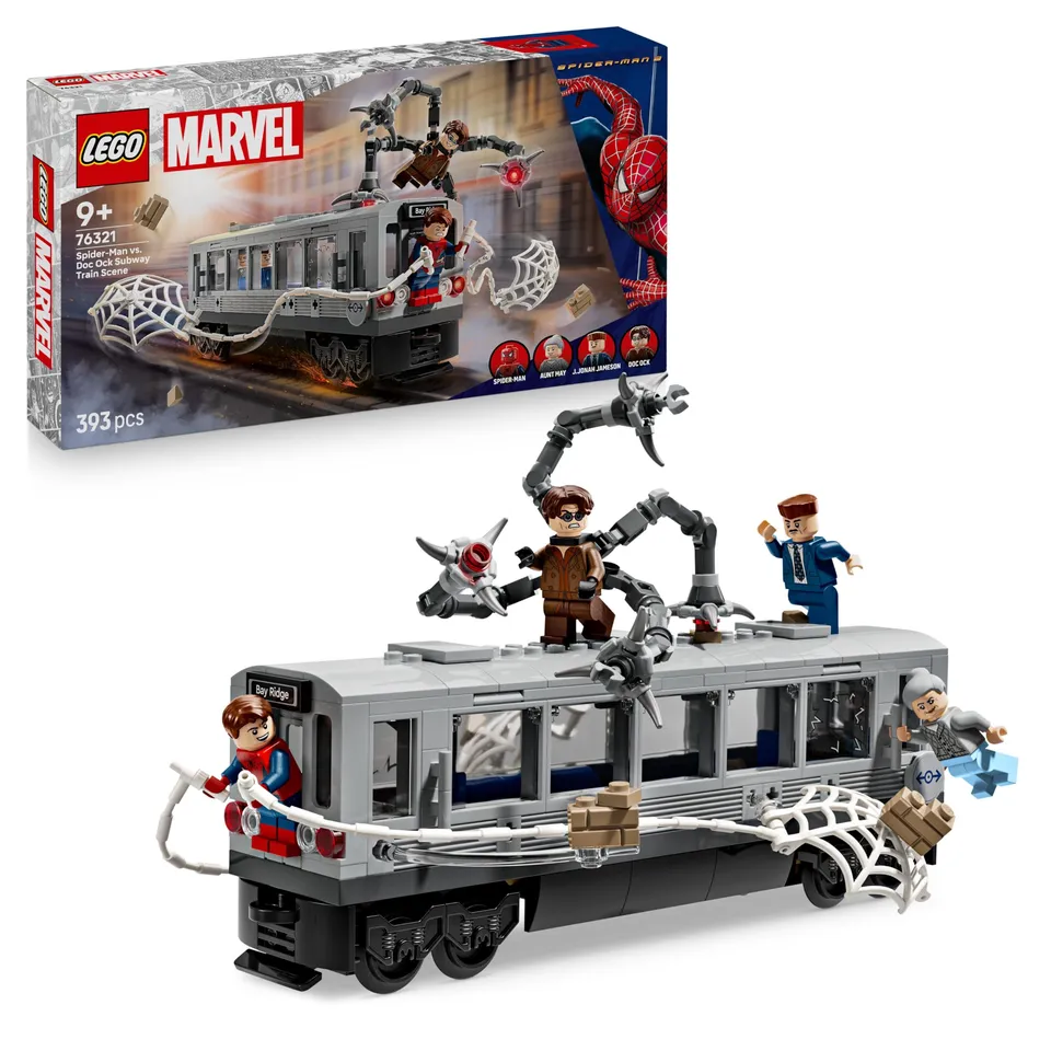 lego-marvel-76321-train-spider-man-jouet-d-s-9-ans-393-pcs image 1