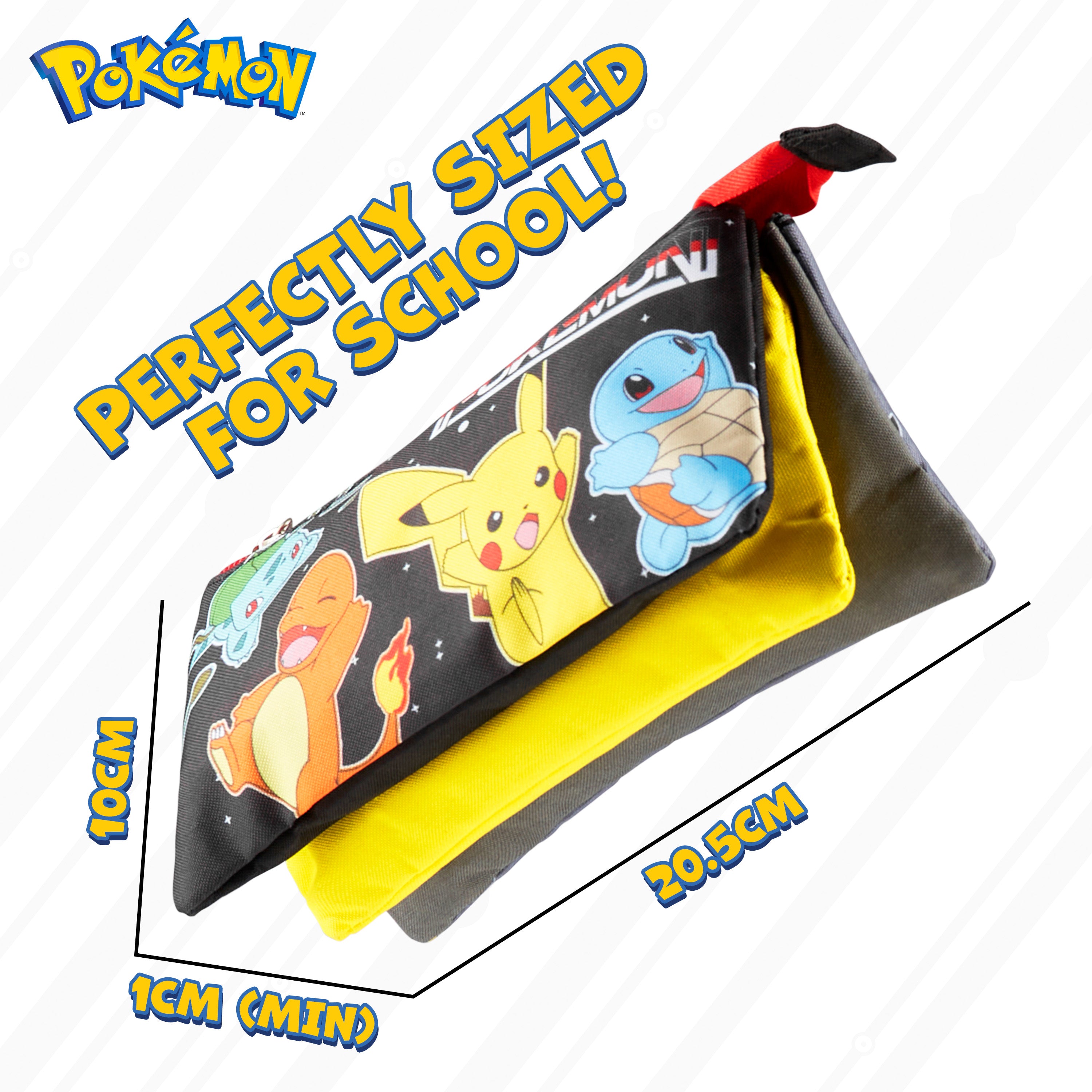 pok-mon-trousse-pikachu-triple-compartiment-enfant-rentr-e image 7