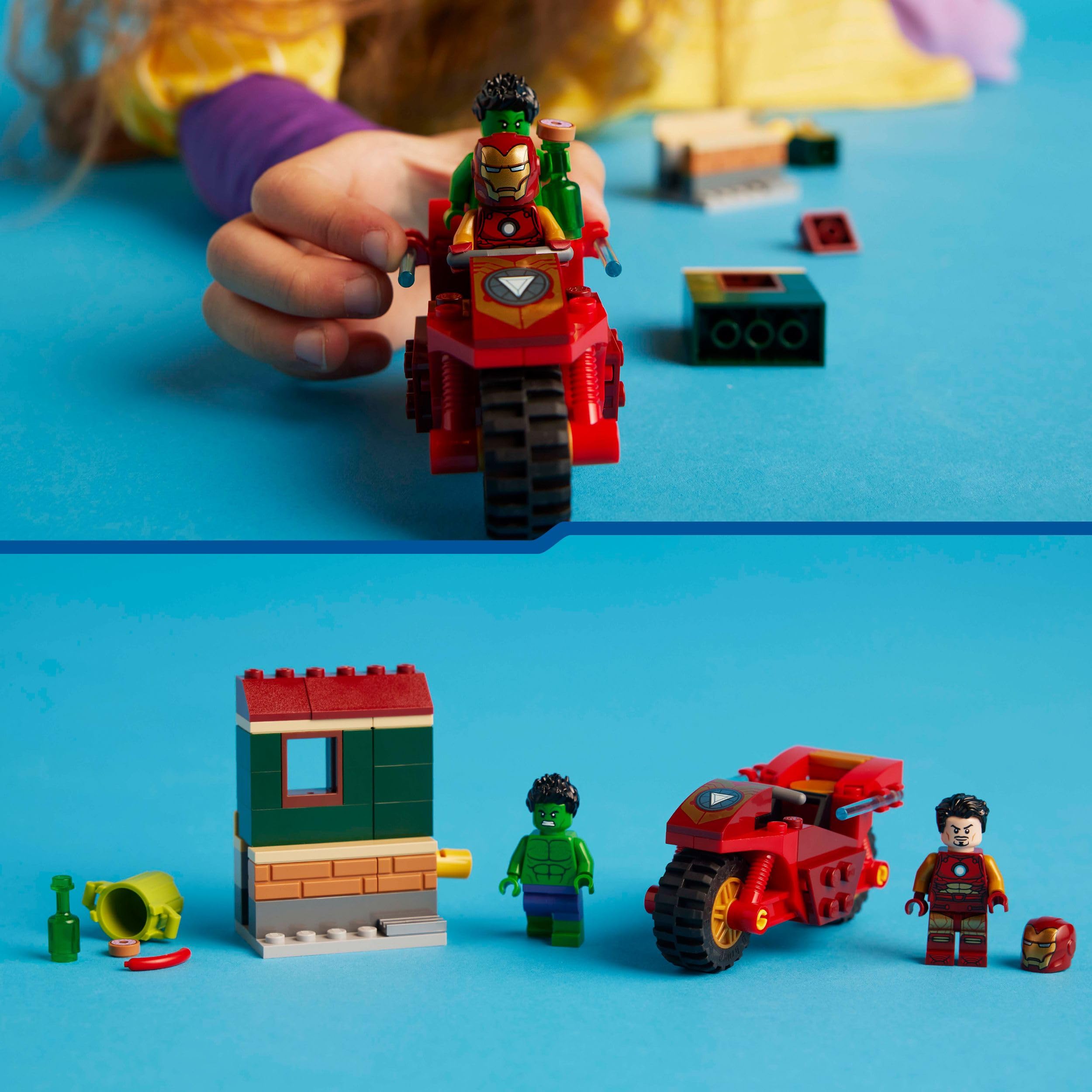 lego-marvel-76287-iron-man-moto-et-hulk-4-ans-68-pi-ces image 5