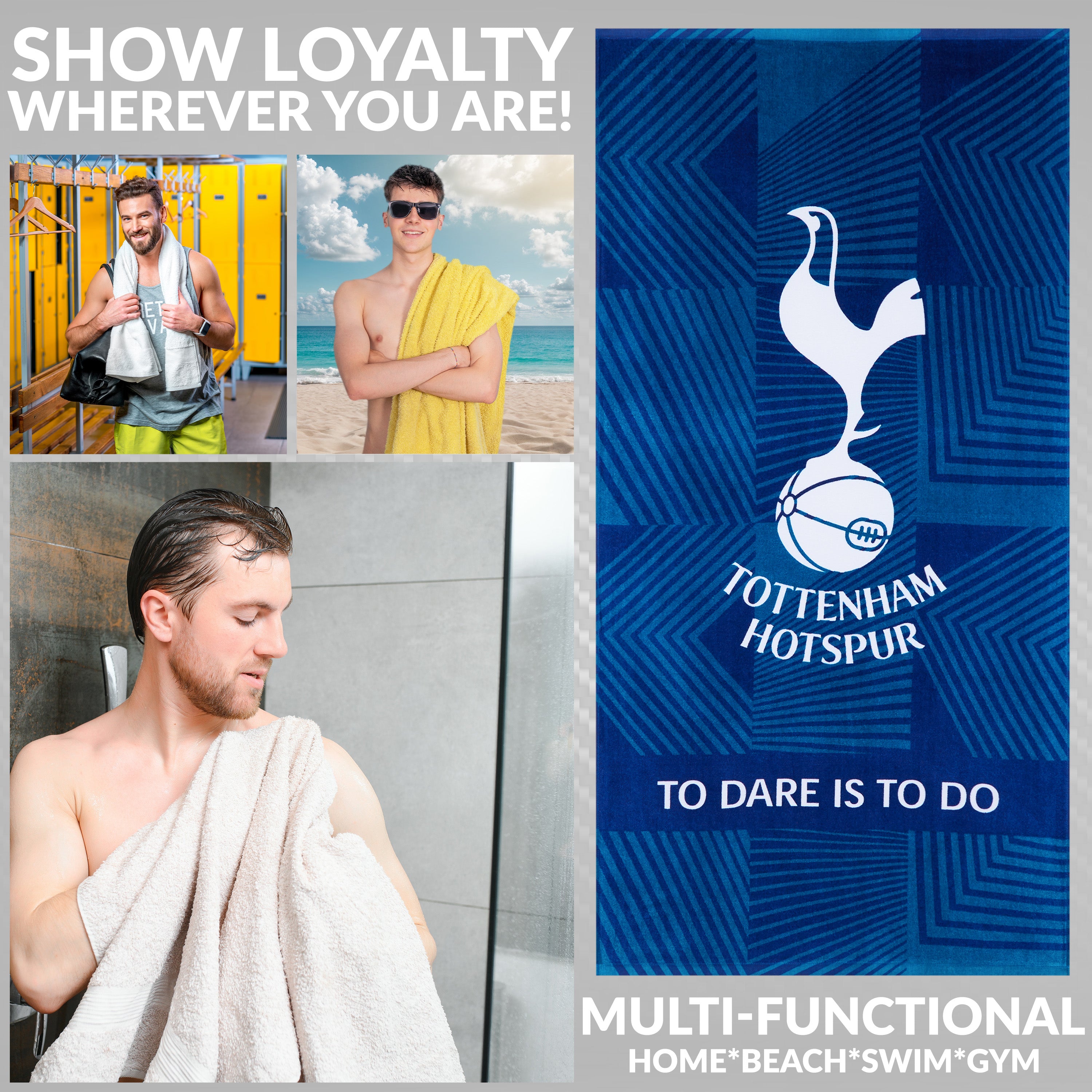 tottenham-hotspur-serviette-bain-coton-137x69-supporter image 3