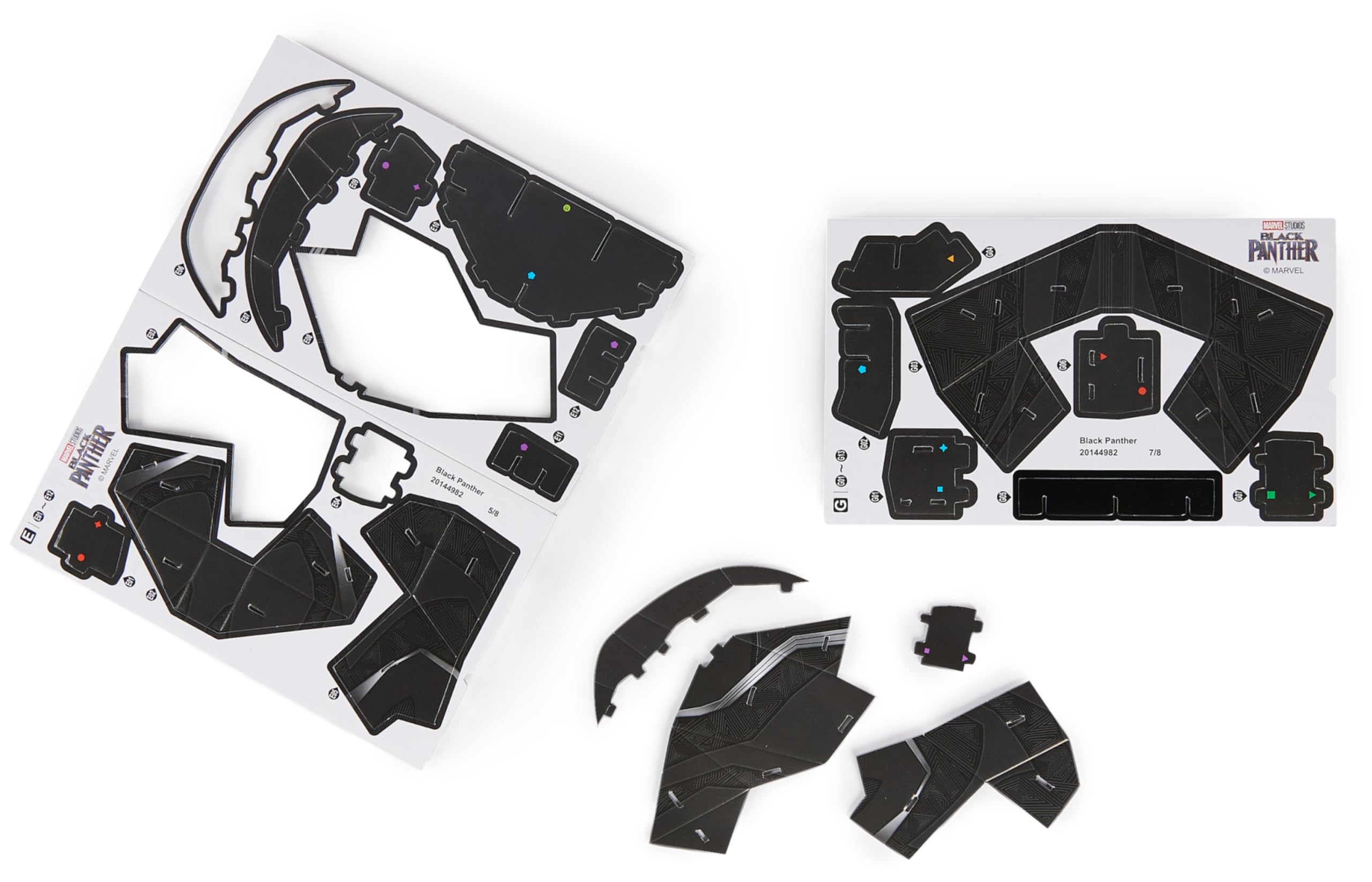 4d-build-marvel-black-panther-masque-puzzle-3d-82-pcs image 8