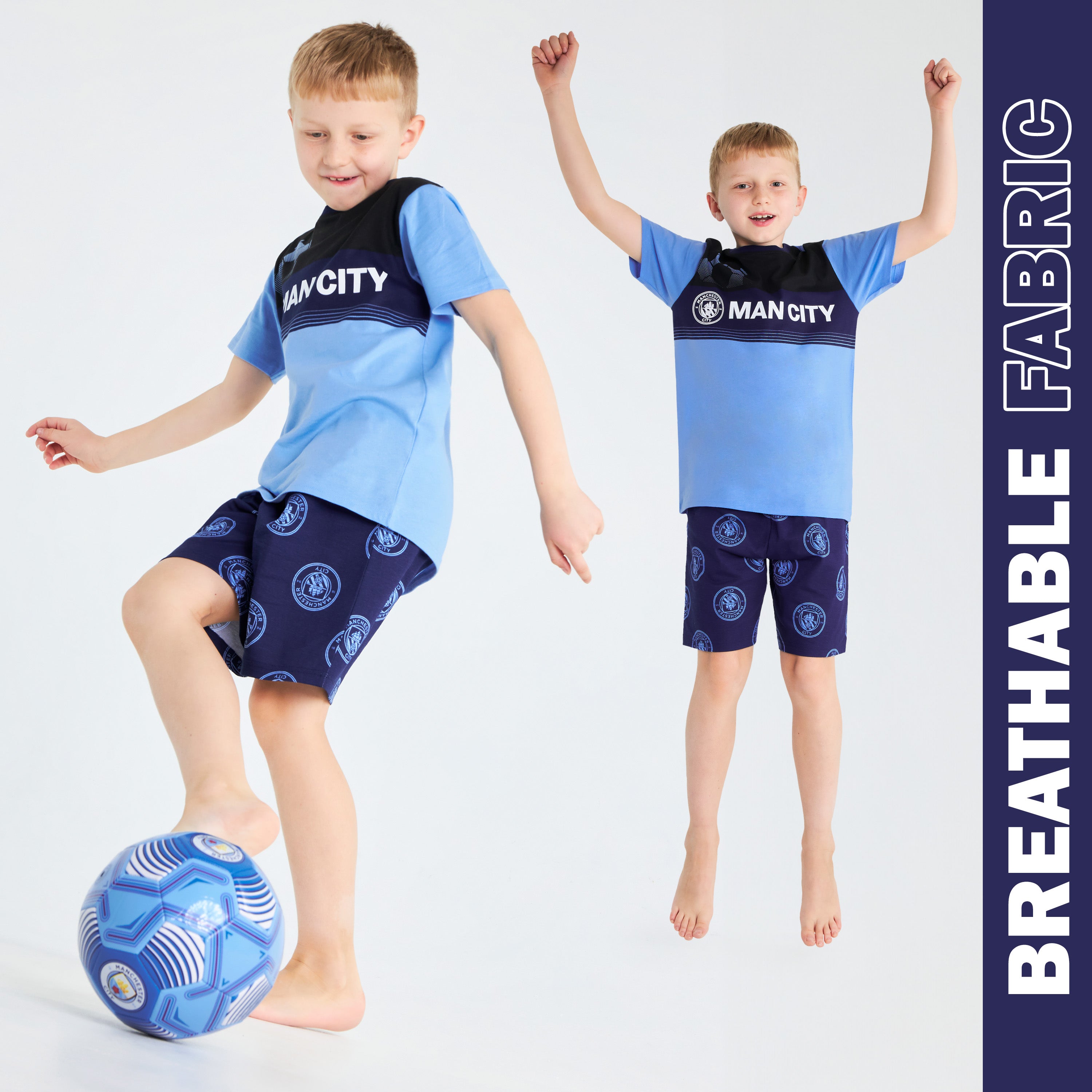 get-trend-boys-manchester-city-pyjama-short-gar-on-noir-bleu-9-10-ans image 5