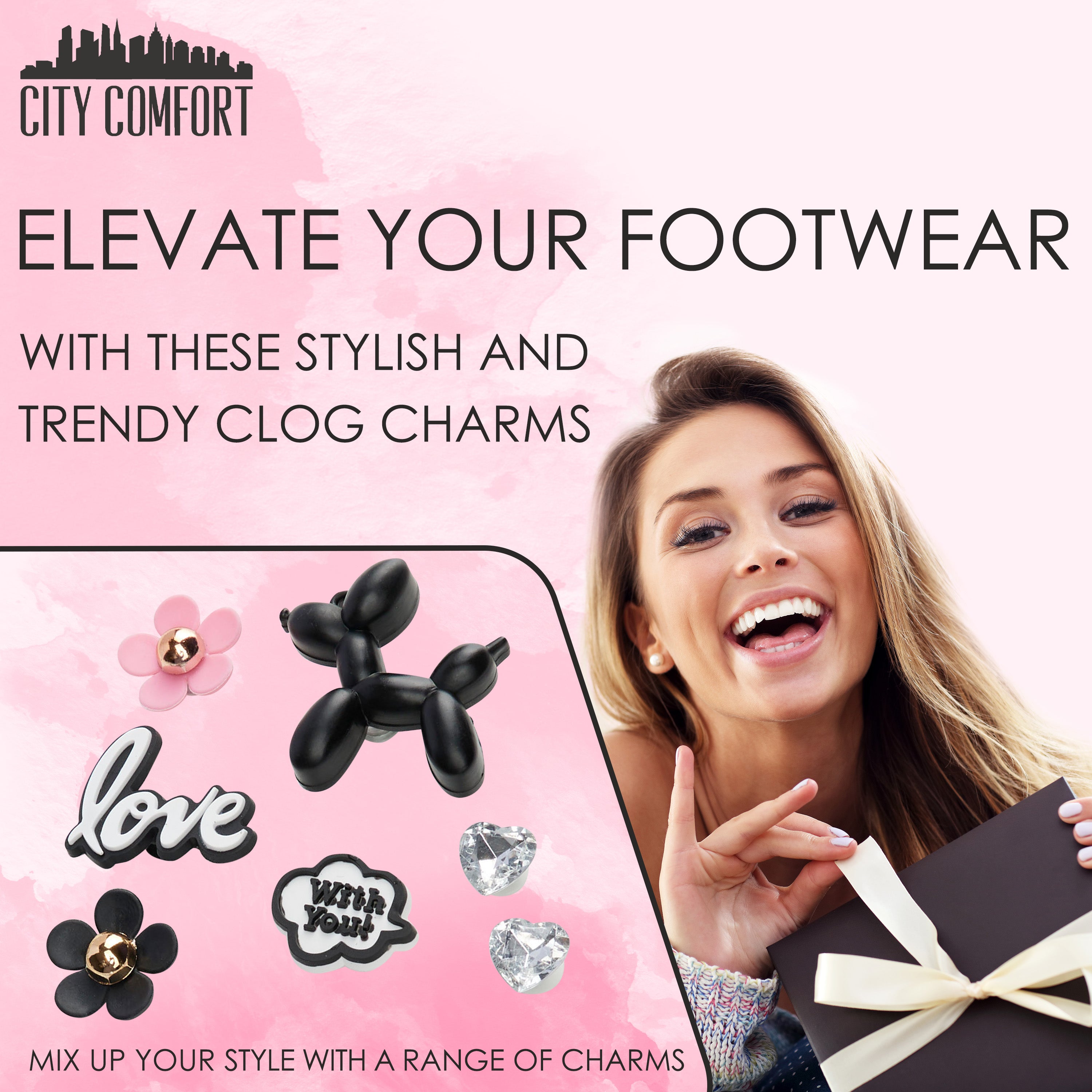 get-trend-citycomfort-charms-sabots-multi-d-coration-mixte image 3