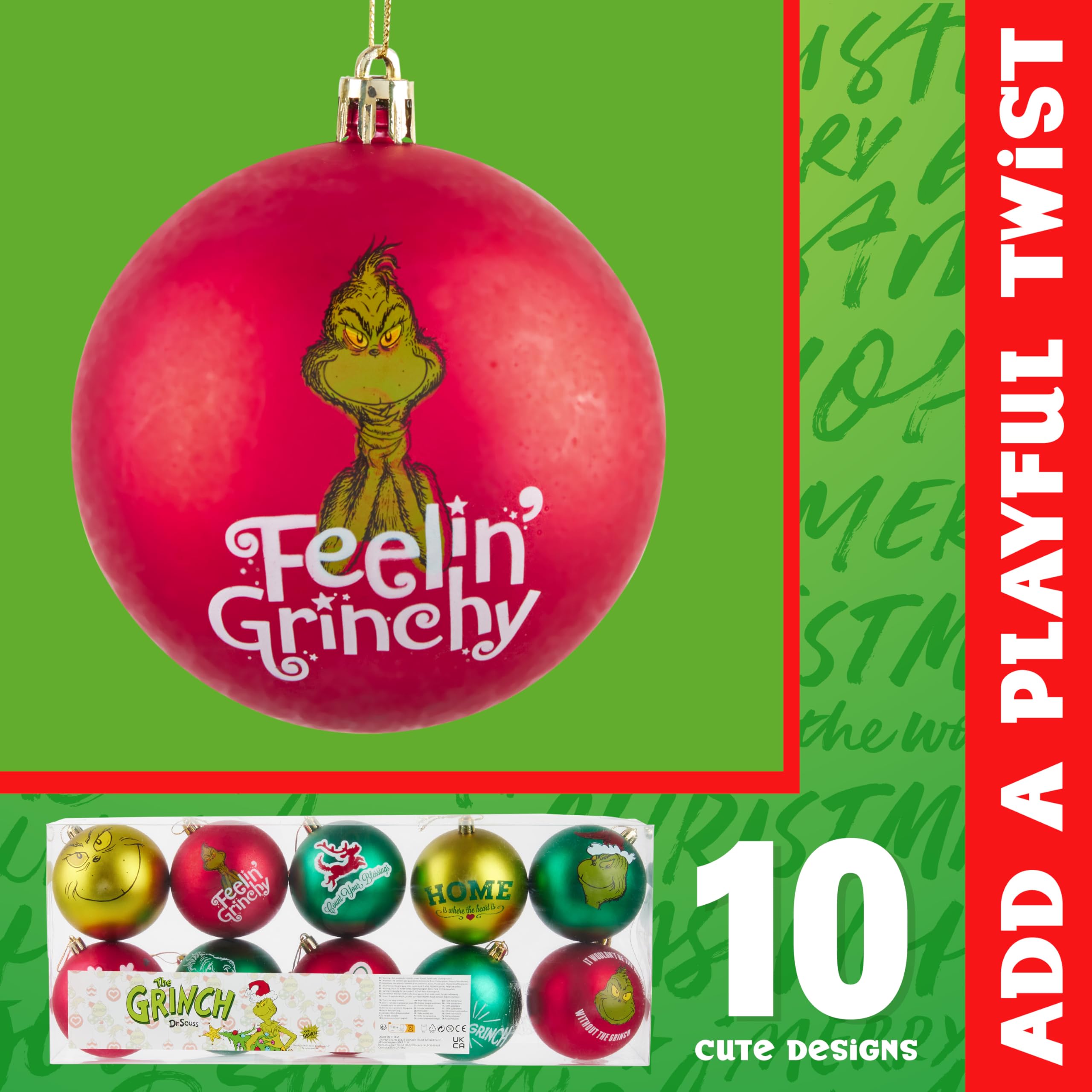 grinch-boules-sapin-no-l-lot-10-d-corations-vertes image 3