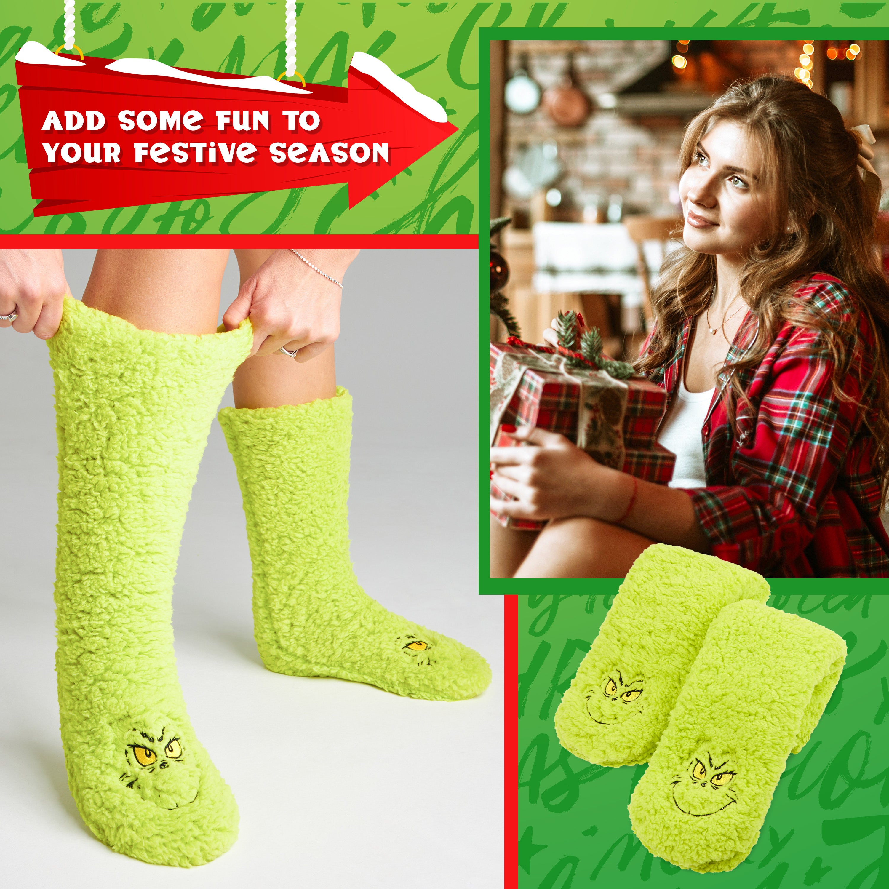 grinch-chaussettes-pilou-femme-antid-rapantes-4-9 image 3