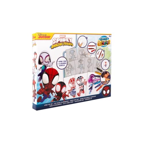 marvel-spidey-amazing-friends-kit-13-feutres-souffler-pochoirs image 8