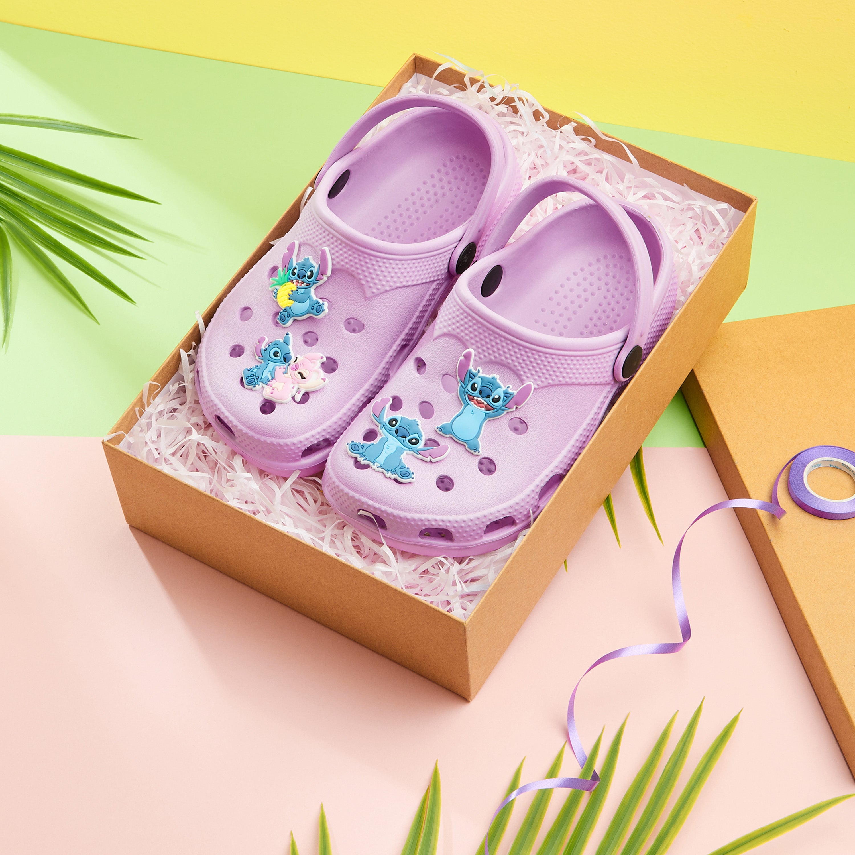 disney-sabots-fille-breloques-amovibles-plage-1-uk-slip-on image 2