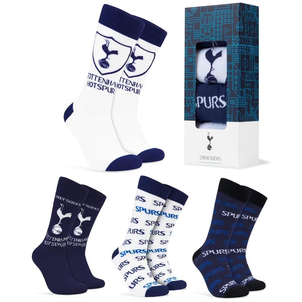 tottenham-hotspur-chaussettes-homme-lot-4-coton-respirant image 1