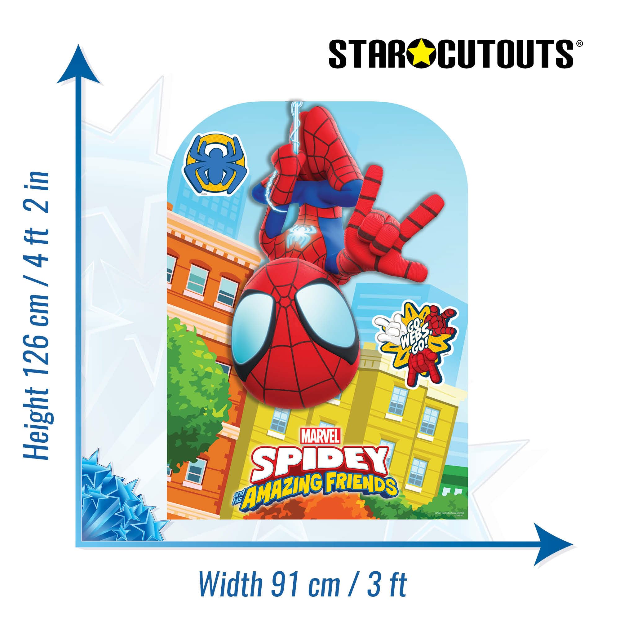 marvel-legends-sc4321-d-cor-carton-3d-spidey-spider-anniversaire image 3