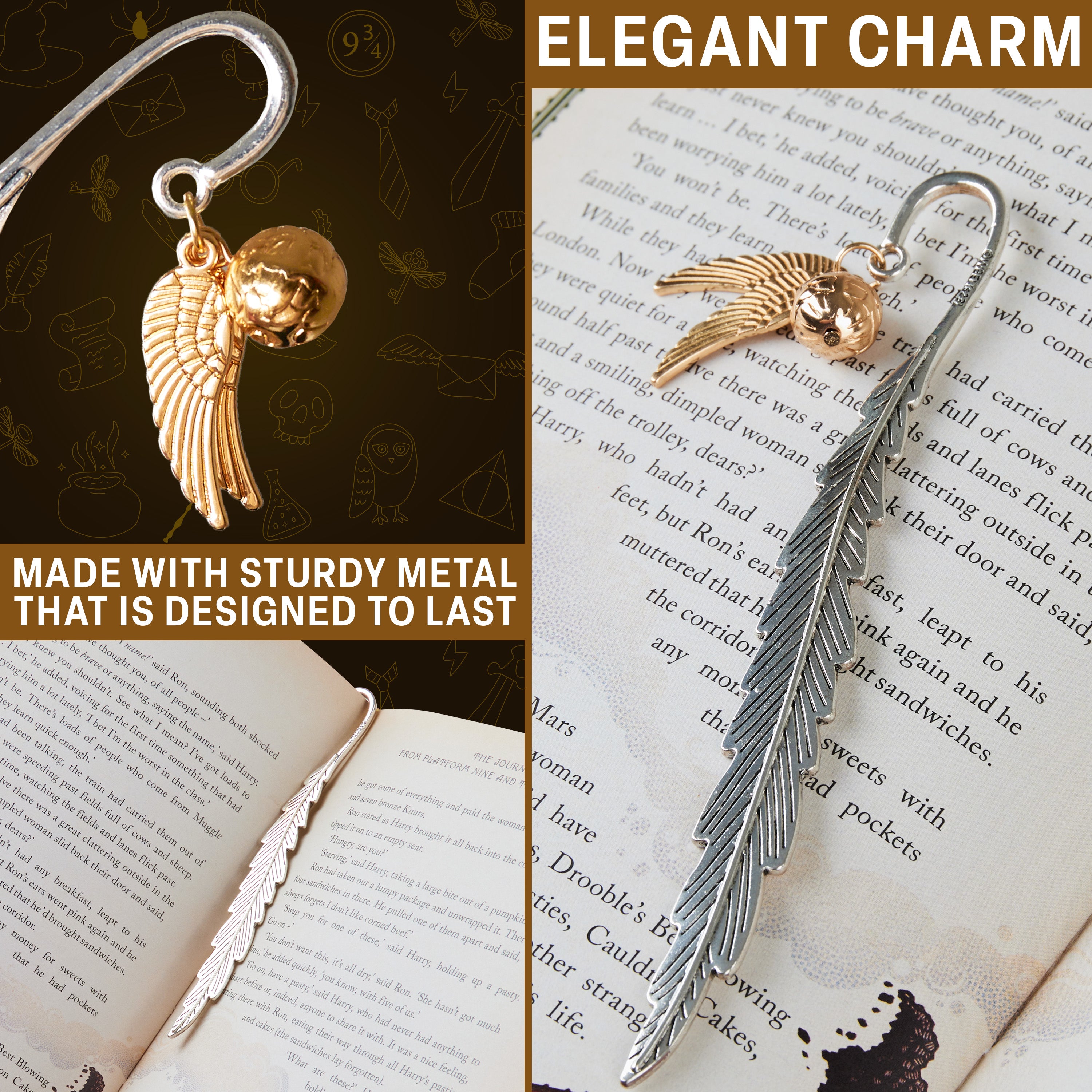harry-potter-vif-d-or-marque-page-m-tal-coffret-cadeau-breloque image 4