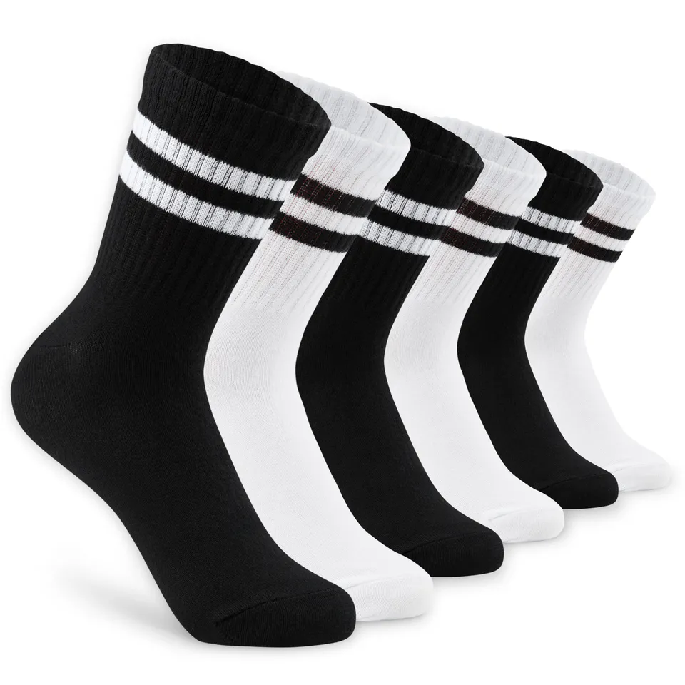 citycomfort-chaussettes-femme-sport-lot-6-coton-r-tro image 1
