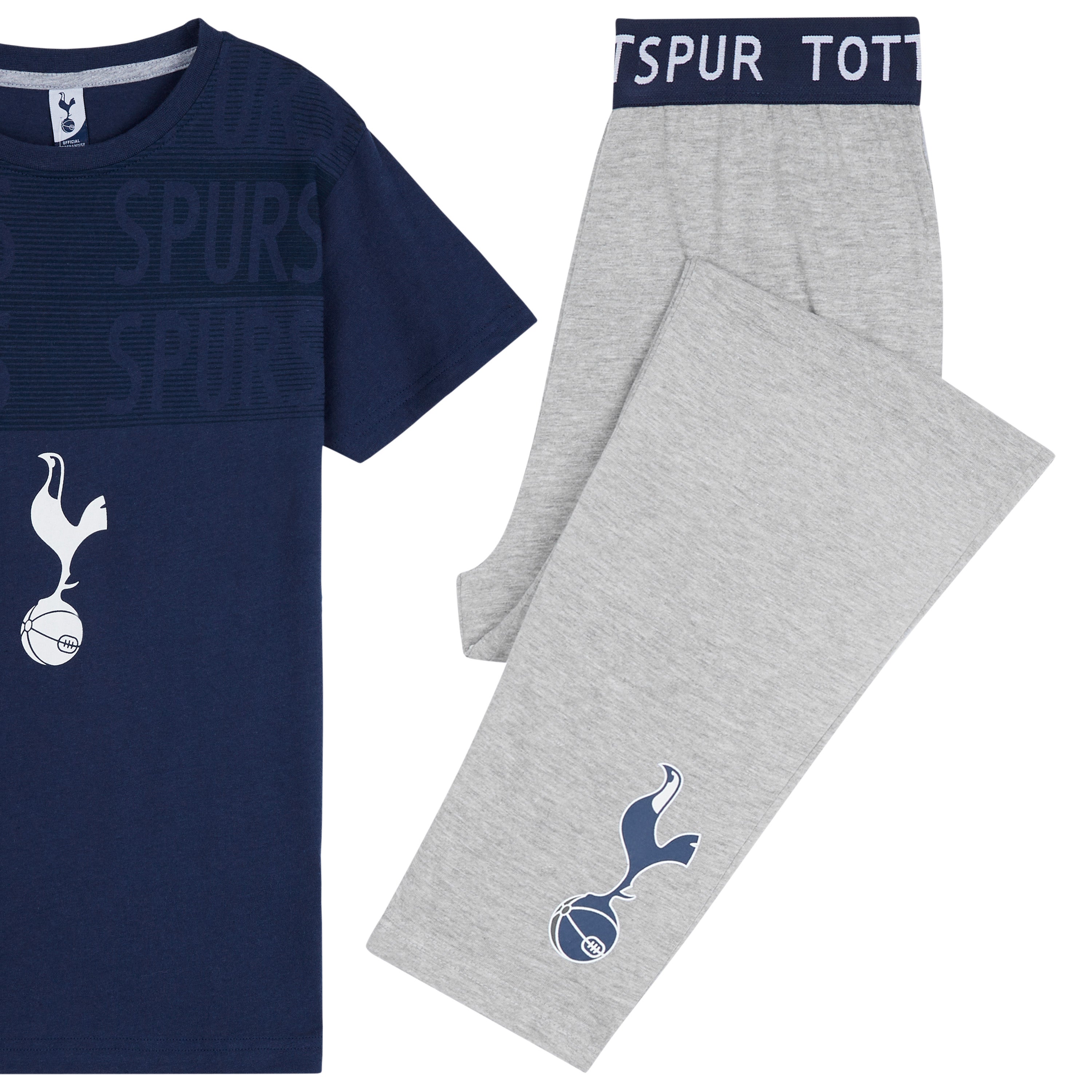 get-trend-tottenham-pyjama-gar-on-marine-gris-7-8-ans image 2