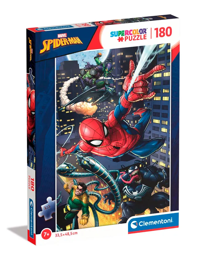 clementoni-marvel-spiderman-puzzle-enfant-180-pi-ces-7-ans image 1