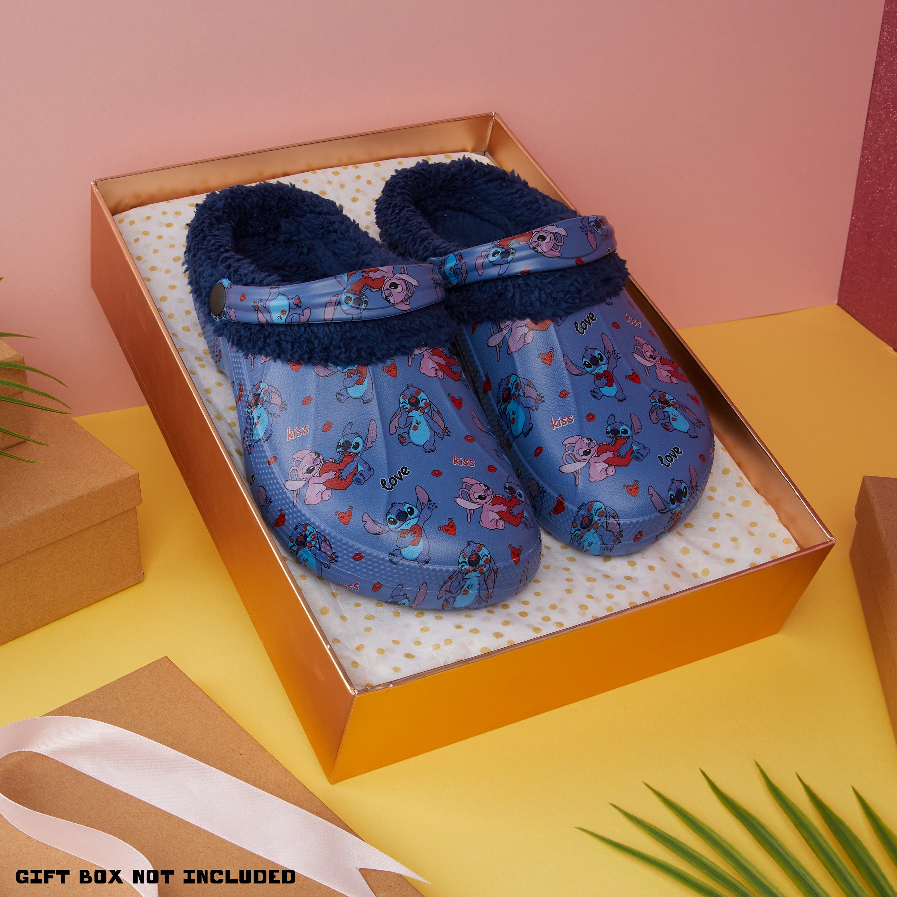 disney-stitch-sabots-femme-bleu-fourr-s-antid-rapants image 2