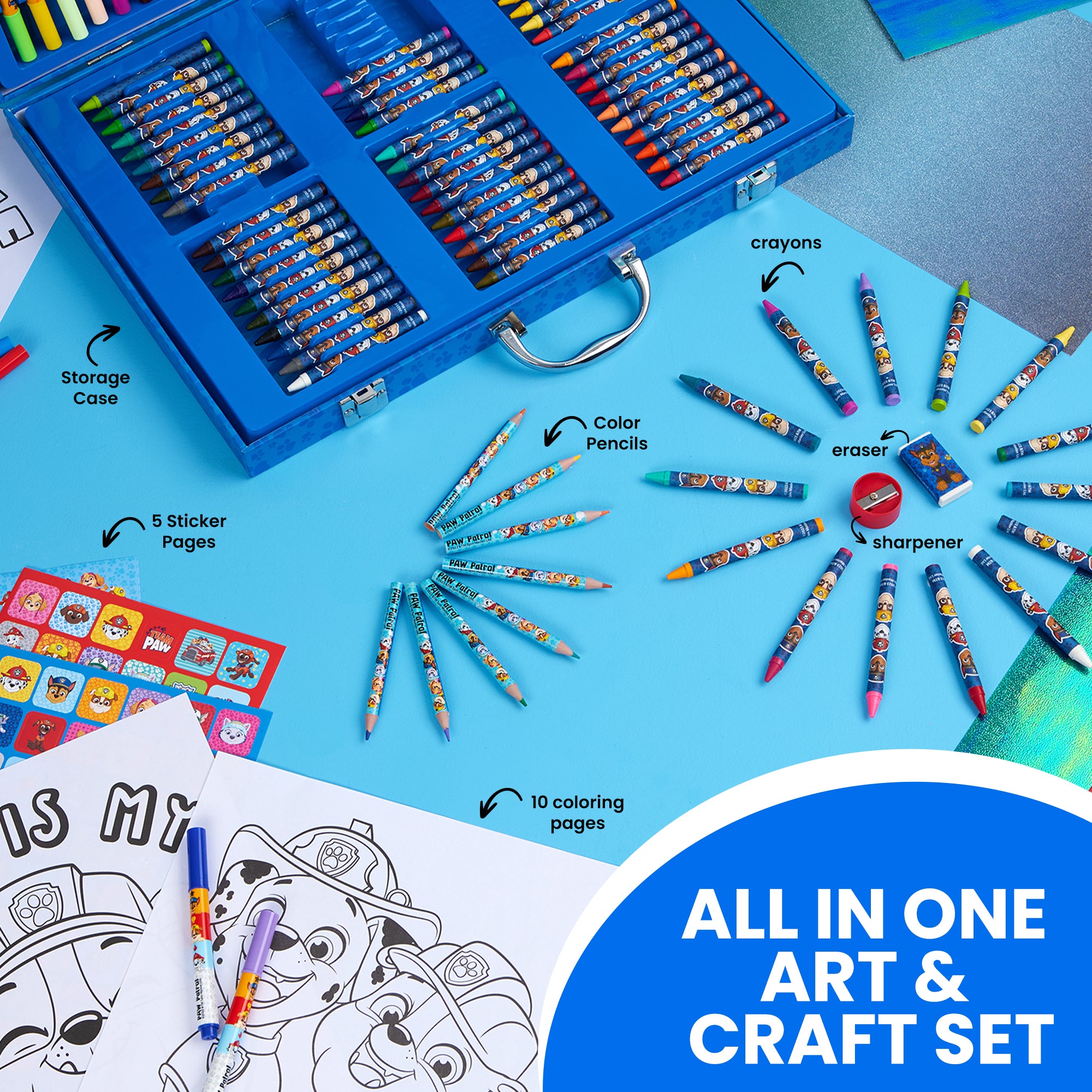 paw-patrol-coffret-coloriage-130-pi-ces-crayons-feutres image 5