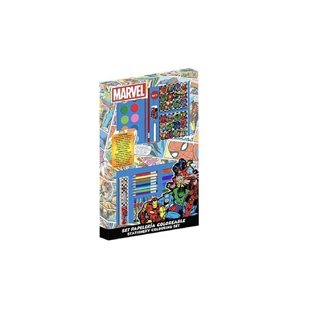 marvel-avengers-bo-te-papeterie-enfant-marqueurs-crayons image 1