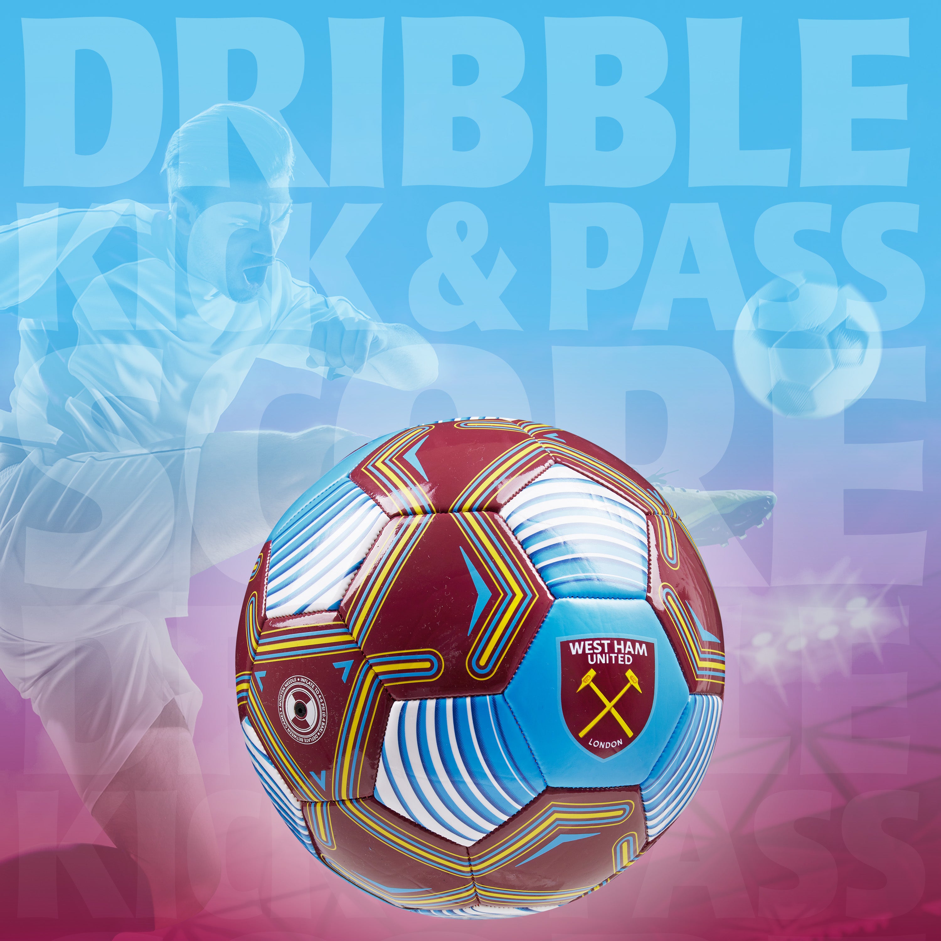 west-ham-united-ballon-de-foot-taille-3-officiel-enfant image 3