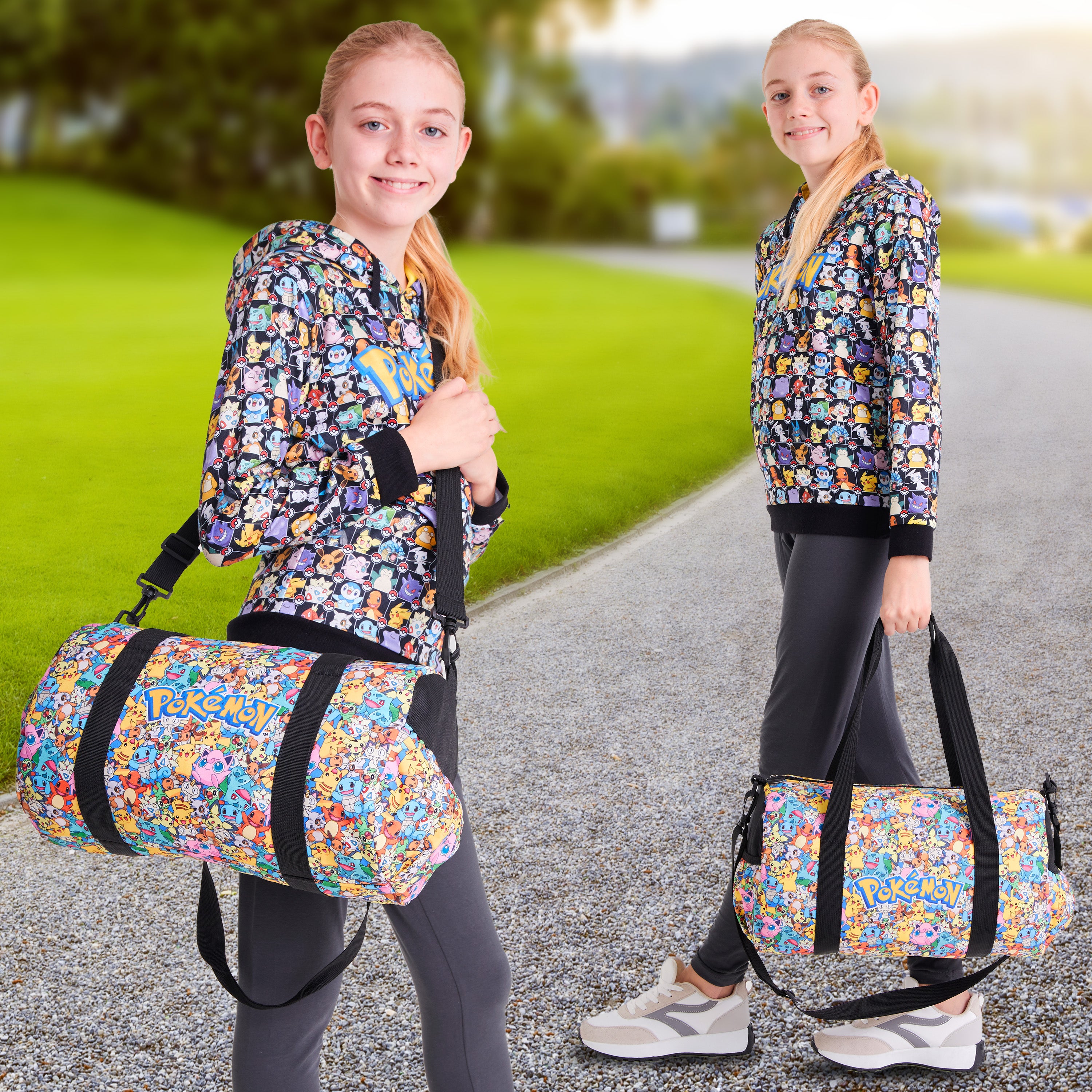 pok-mon-sac-sport-enfant-duffle-multicolore-voyage image 2