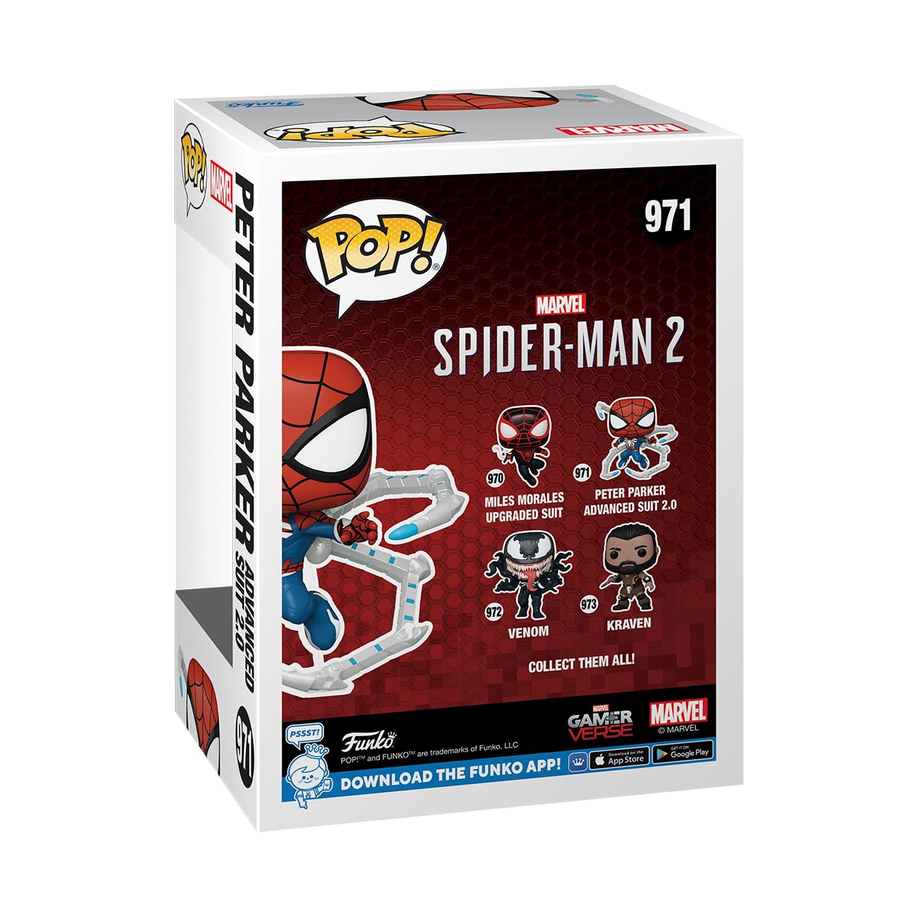 funko-pop-spider-man-2-peter-parker-figurine-vinyle-9-5-cm image 3