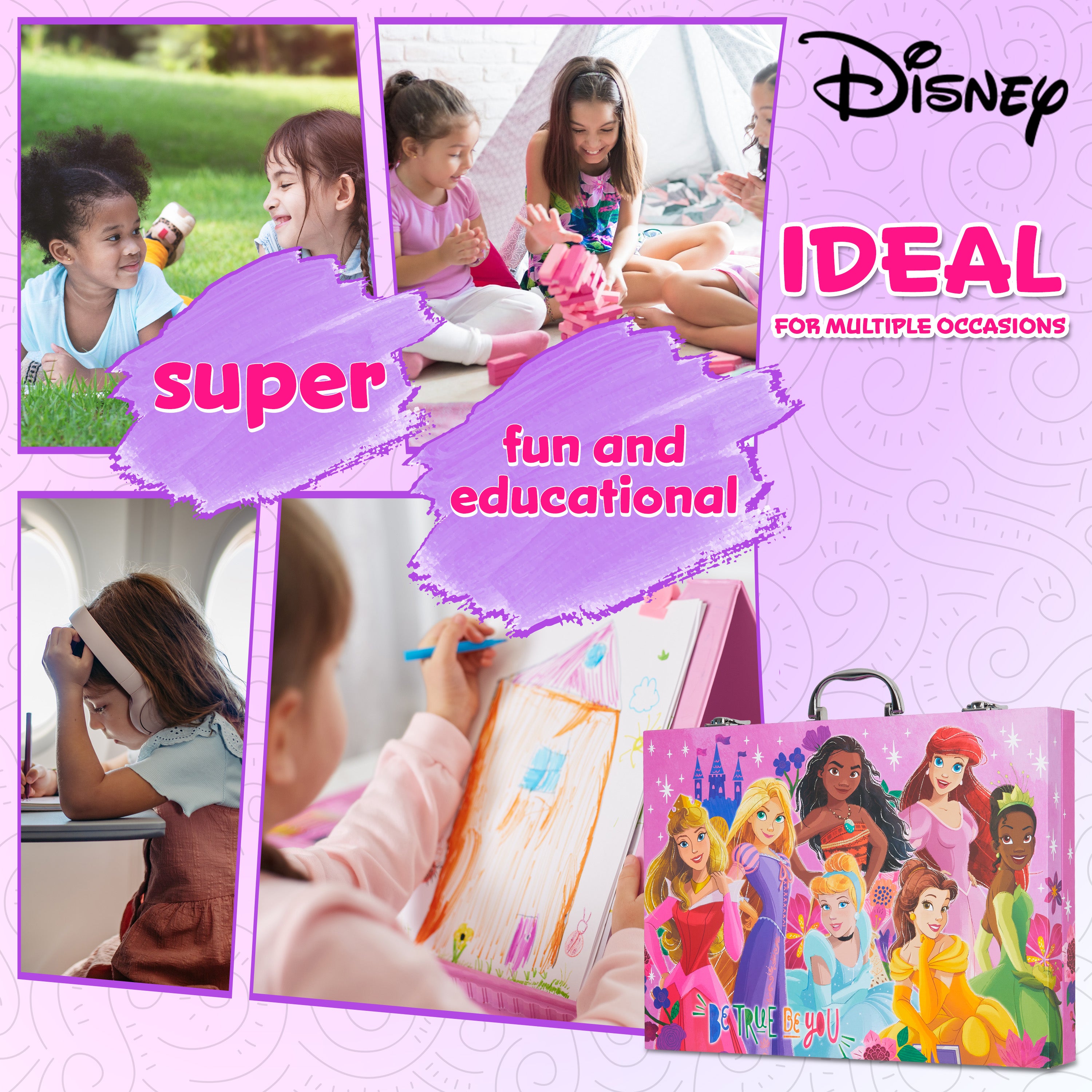 disney-princesses-coffret-dessin-enfant-130-pi-ces-mallette image 5