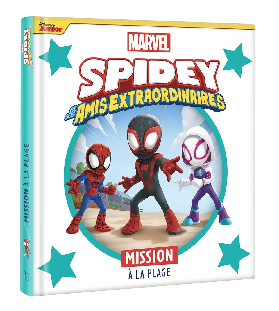 spidey-et-ses-amis-mission-la-plage-livre-marvel image 1