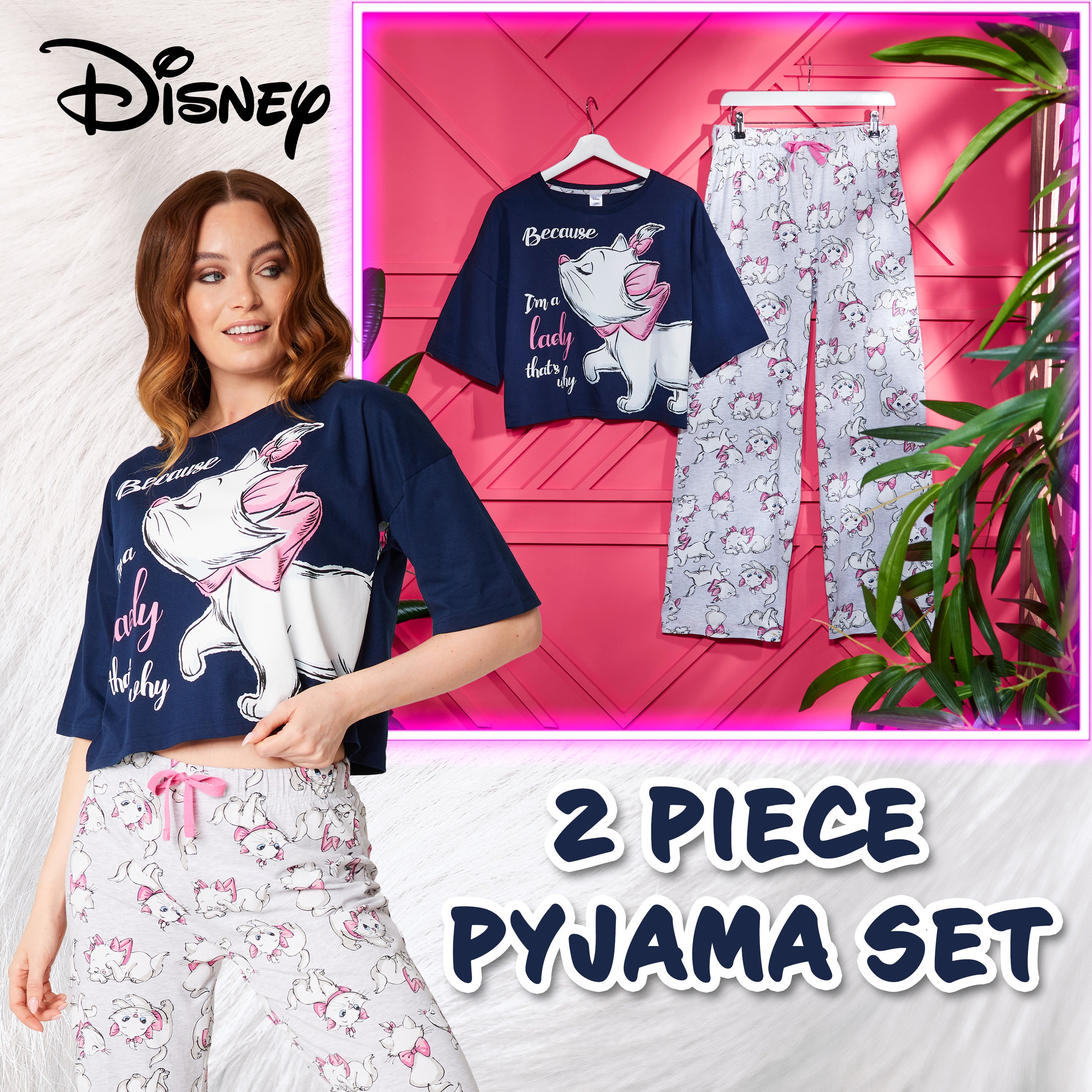 disney-stitch-ensemble-pyjama-femme-marie-pantalon-long image 2