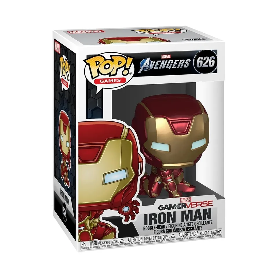 funko-pop-avengers-game-iron-man-stark-tech-figurine-9-cm image 1