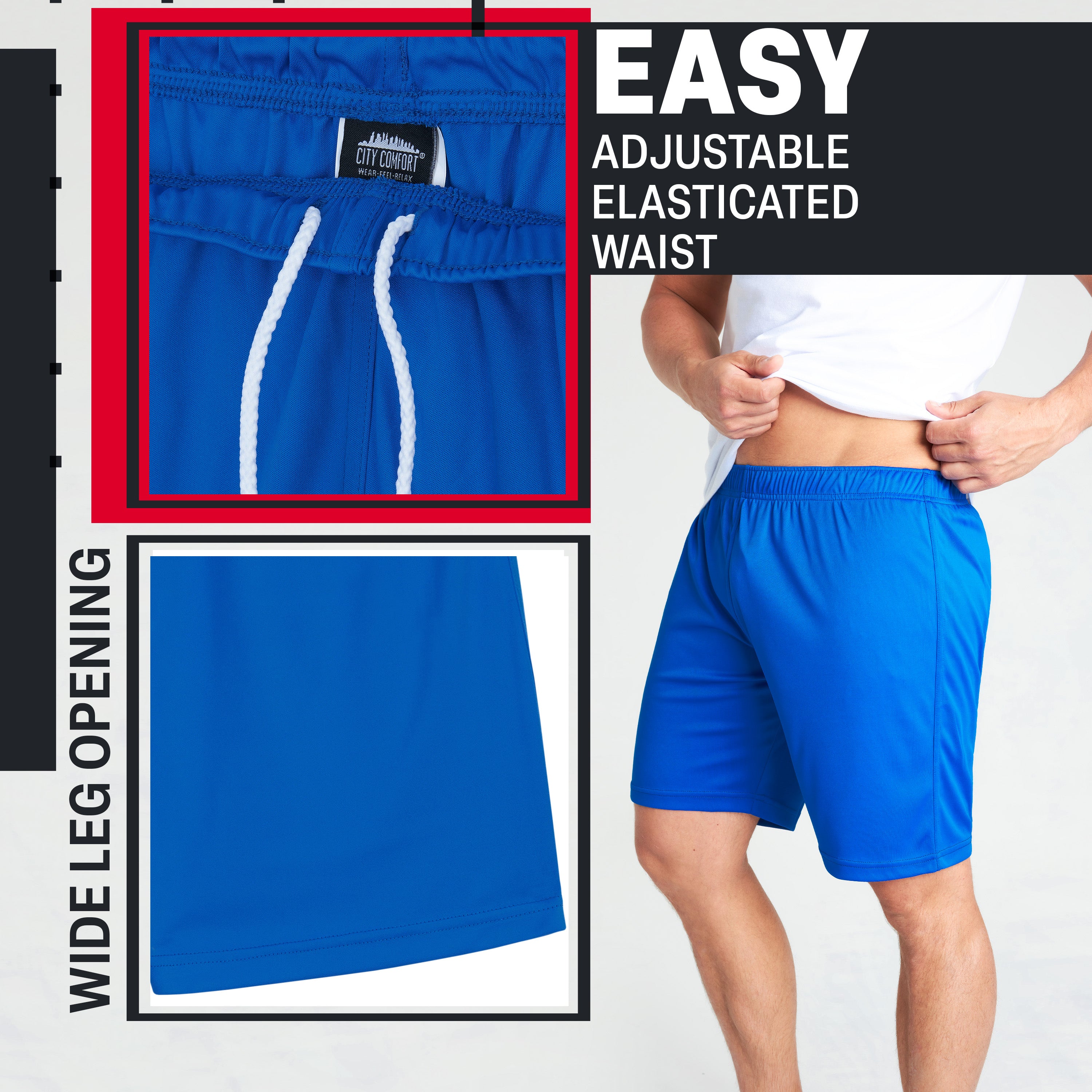 citycomfort-short-sport-homme-running-respirant-s-chage-rapide image 5