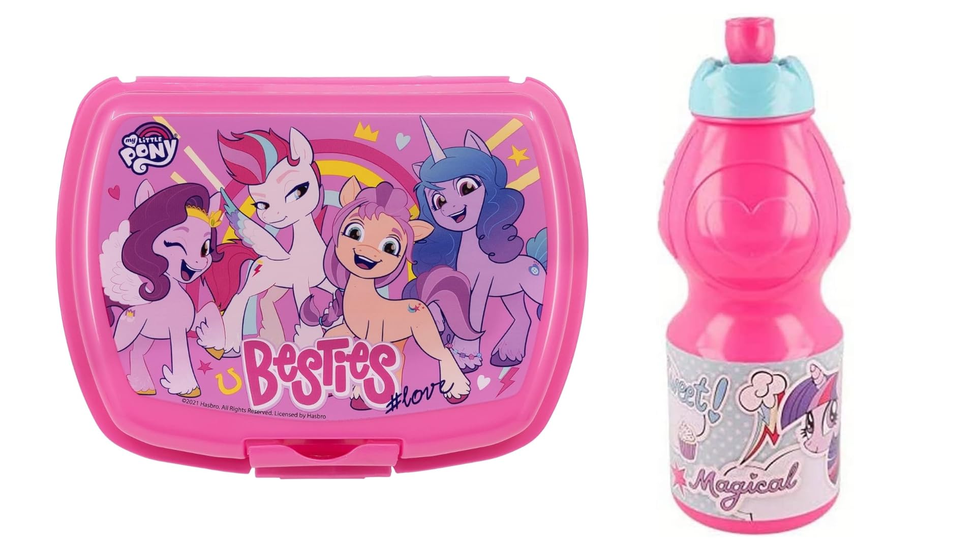 my-little-pony-set-d-jeuner-bo-te-bouteille-400-ml image 1