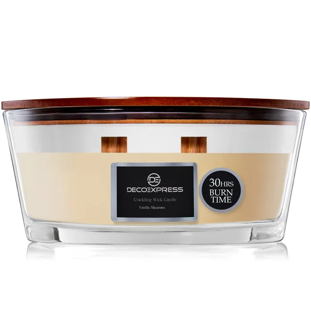 deco-express-bougie-parfum-e-vanille-macaron-2-m-ches image 1