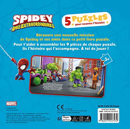 spidey-et-ses-amis-mission-au-chantier-livre-puzzle-5x9-pi-ces image 5