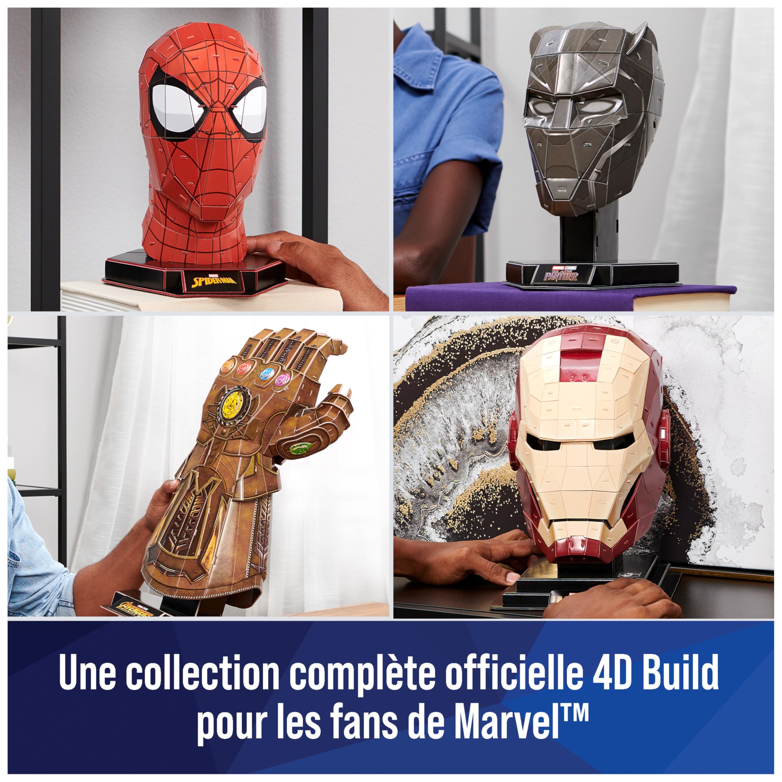 4d-build-marvel-casque-iron-man-puzzle-3d-96-pcs-30-cm image 6